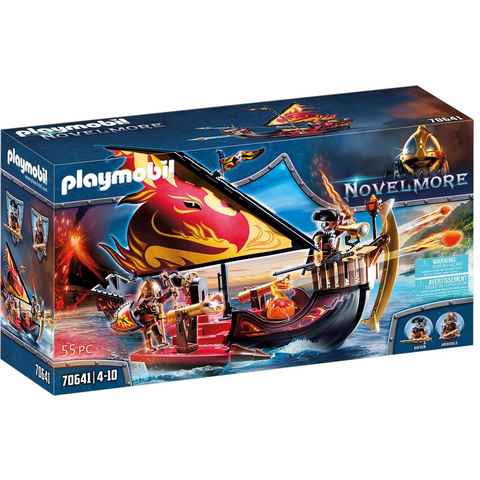 Playmobil® Konstruktions-Spielset Burnham Raiders Feuerschiff (70641), Novelmore, (55 St), Made in Germany