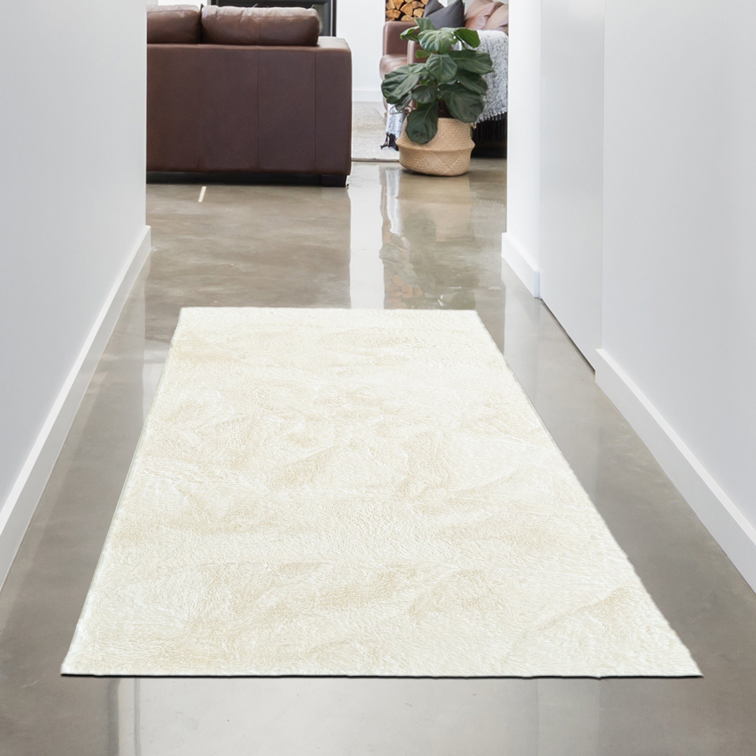 Carpetia Teppich Kunstkaninchenfell Wohnzimmer Dekoteppich schön günstig online kaufen