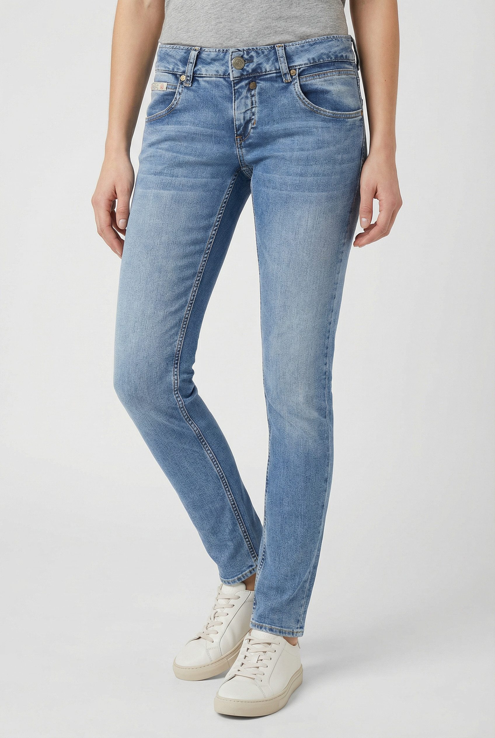 Herrlicher Slim-fit-Jeans Touch Slim Denim mit besonderer Nahtführung – Bild 2 von 5