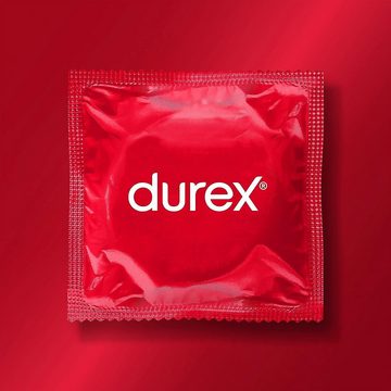 durex Kondome Gefühlsecht Extra Feucht Spar-Pack, 24 St., 3 x 8 Stück, mit extra Gleitgelbeschichtung