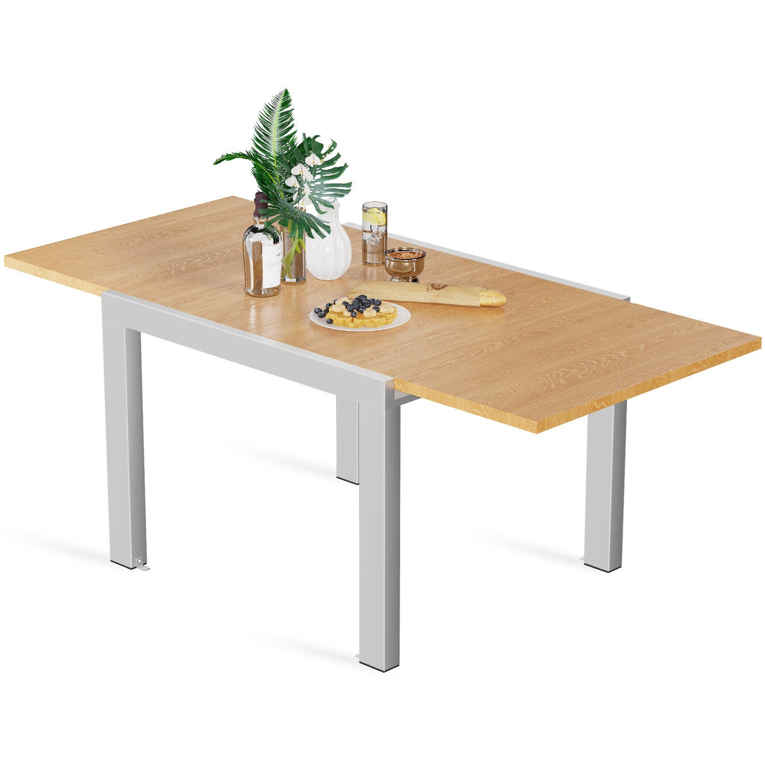 GUNJI Gartentisch Aluminium-Teleskoptisch, 80/160, 160/260cm, wasserdicht günstig online kaufen