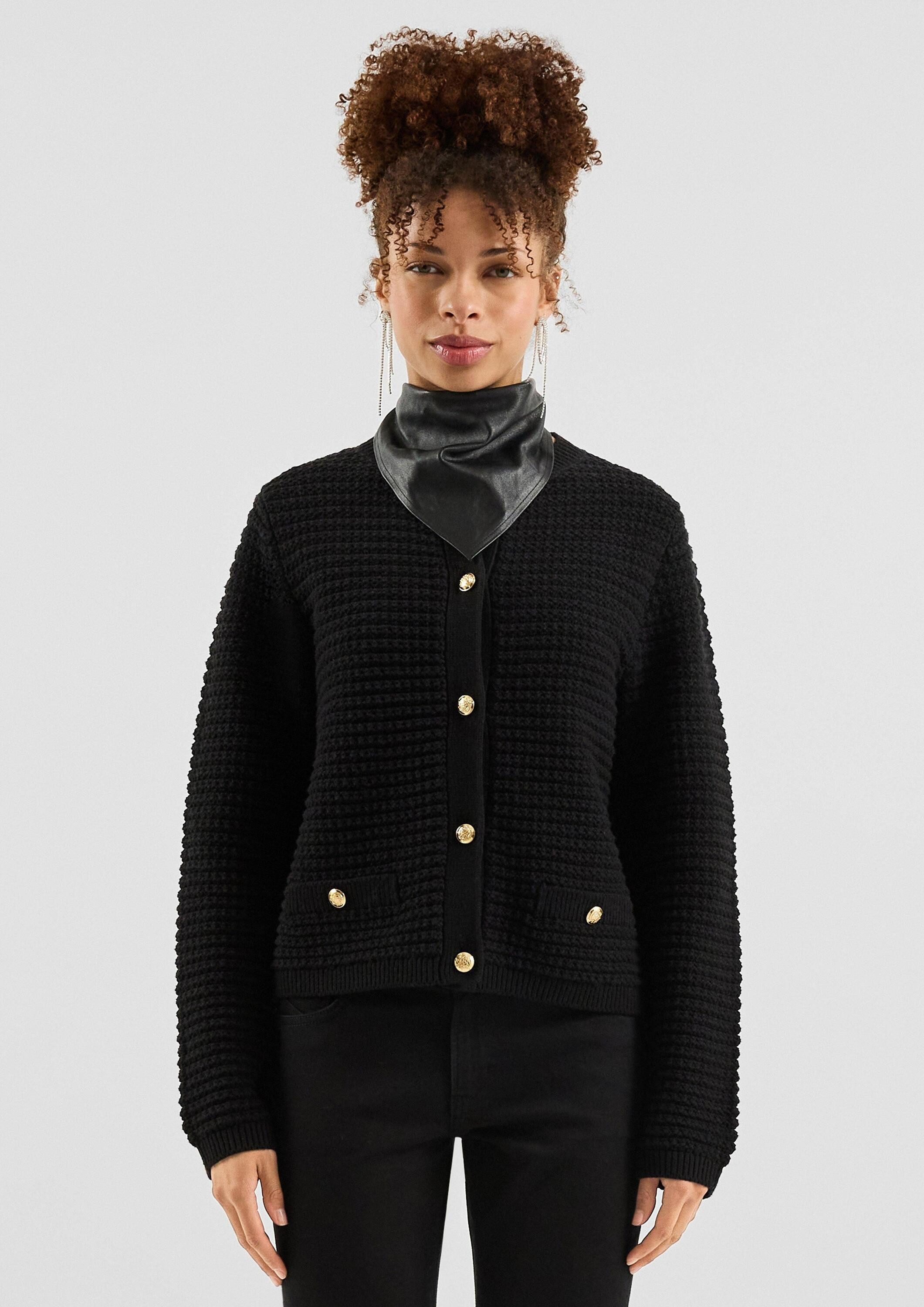 QS Cardigan Strickjacke Cardigan mit Strukturmuster günstig online kaufen