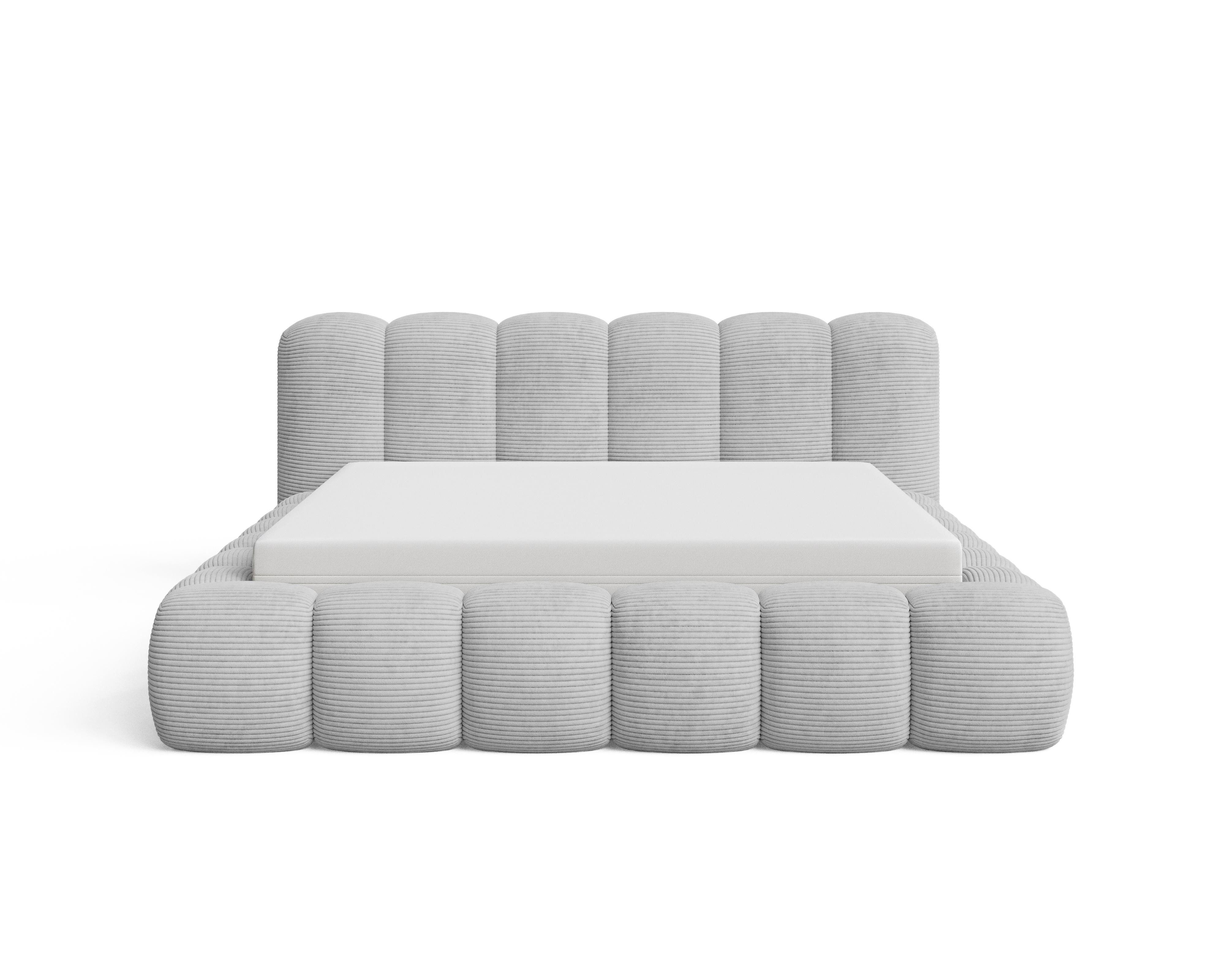 Chilly Möbel Polsterbett Stoff mit Stauraum und Hubfunktion Holzrahmen (Boxbett ohne Matratze in vielen Farben, 1-tlg., 140x200 160x200 180x200 200x200cm), gepo – Bild 5 von 5