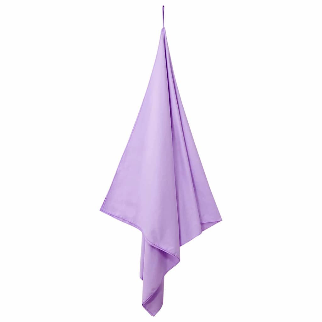 vidaXL Handtuch Sporthandtücher 2 stk. Lila 200 x 100 cm, Polyester und Polyamid (2-St)