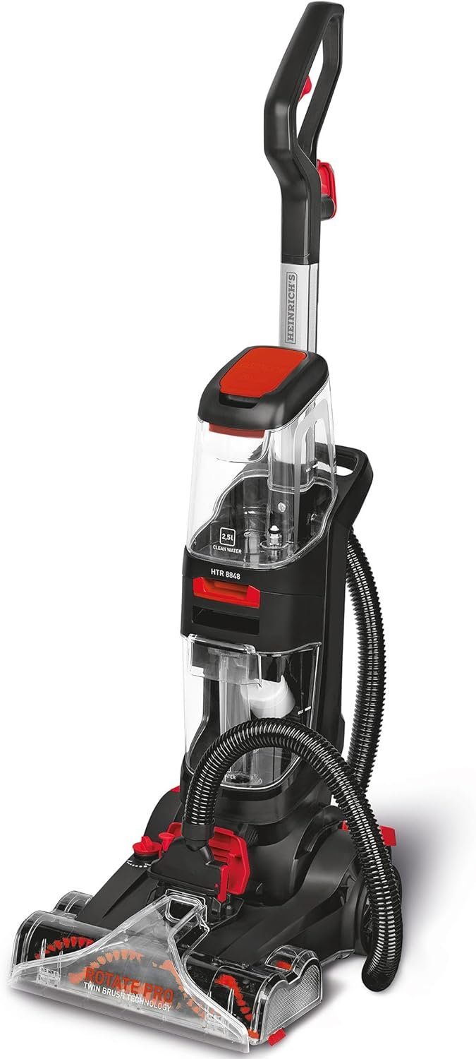 Heinrich´s Teppichreinigungsgerät HTR 8848, 800,00 W, beutellos, Teppichreinigungsmaschine, Waschsauger