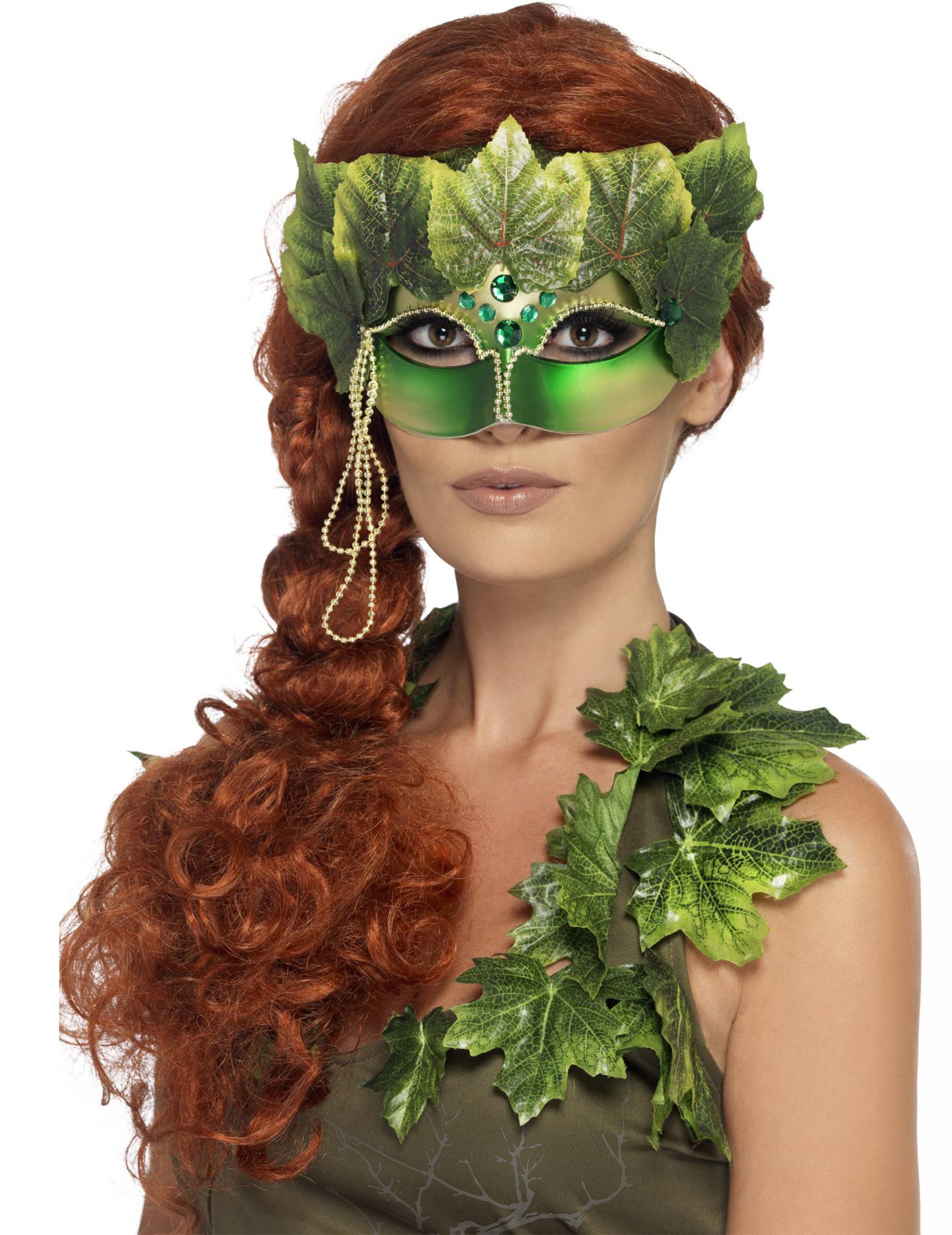 Kostüm Waldnymphen-Maske für Damen
