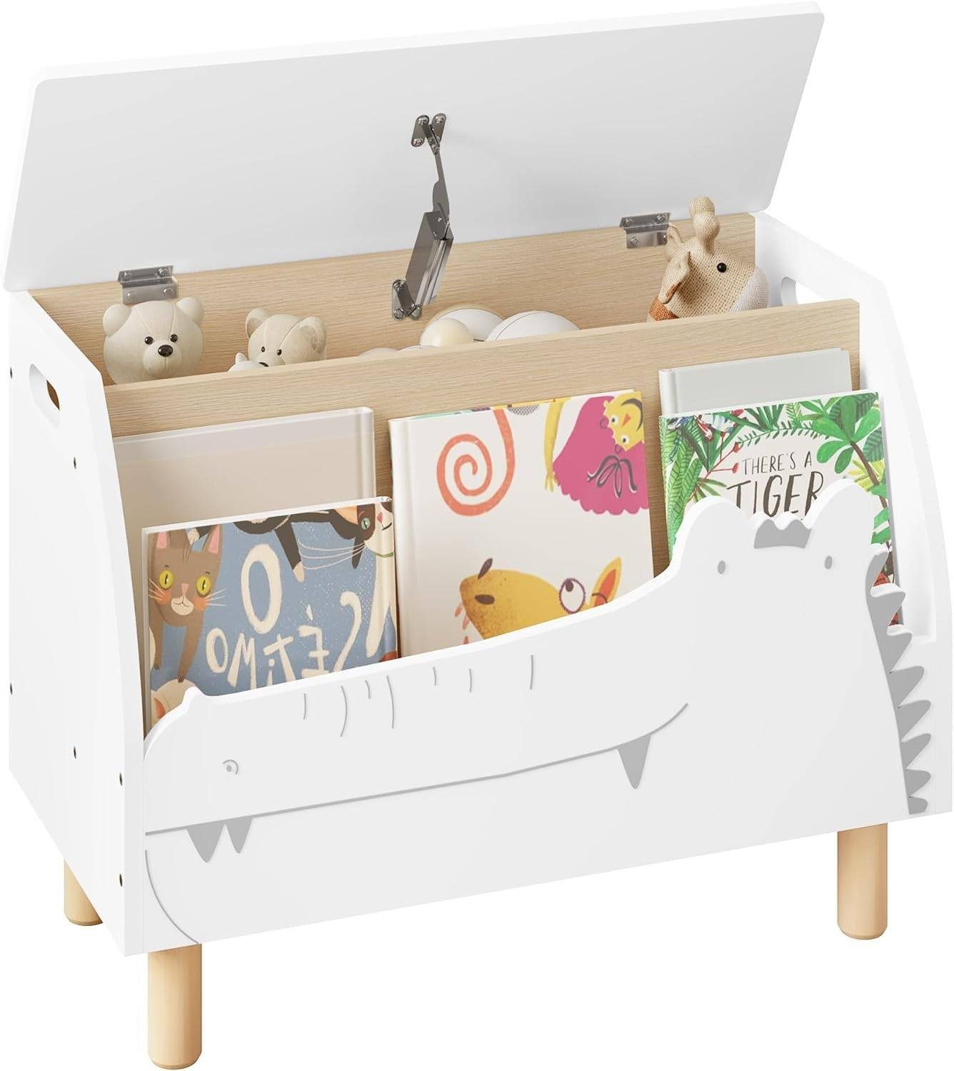 Woltu Sitzbank (1-St), für Kinder Stauraum Spielzeugkiste mit