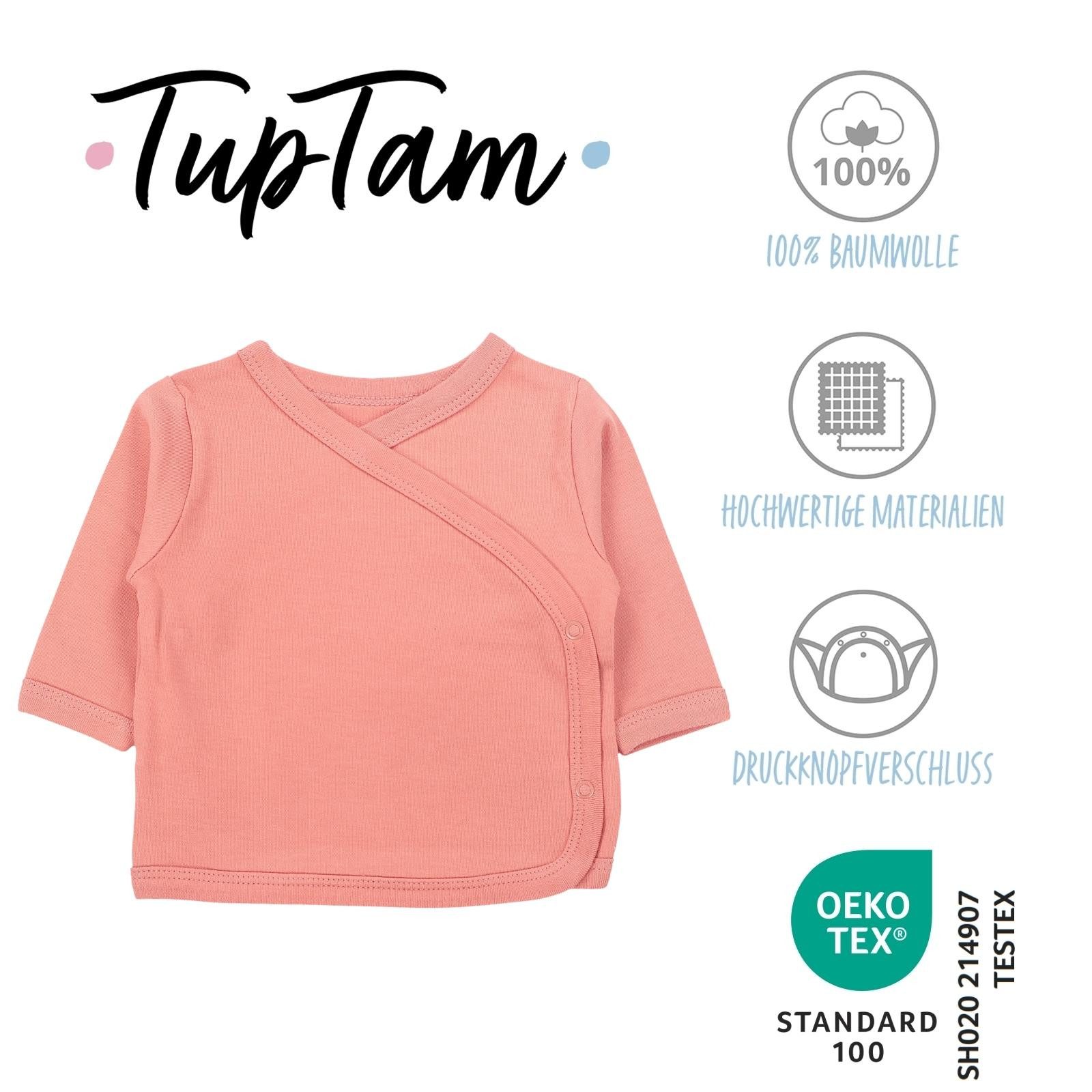 TupTam Wickelshirt TupTam Baby Mädchen Langarm Wickelshirt Baumwolle 5er Set