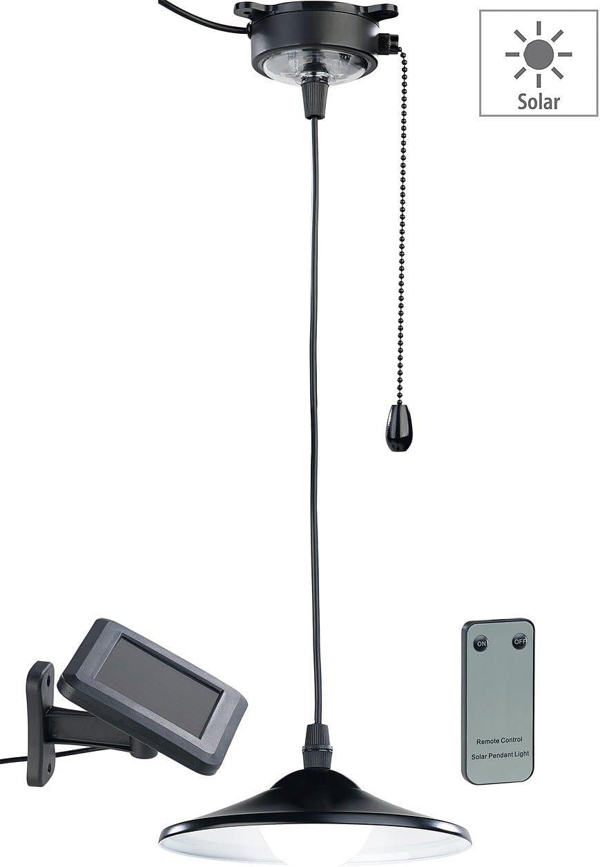 Diyarts LED Solarleuchte, Deckenlampe mit Zugschalter, 40 Lumen, IP44, Fern günstig online kaufen