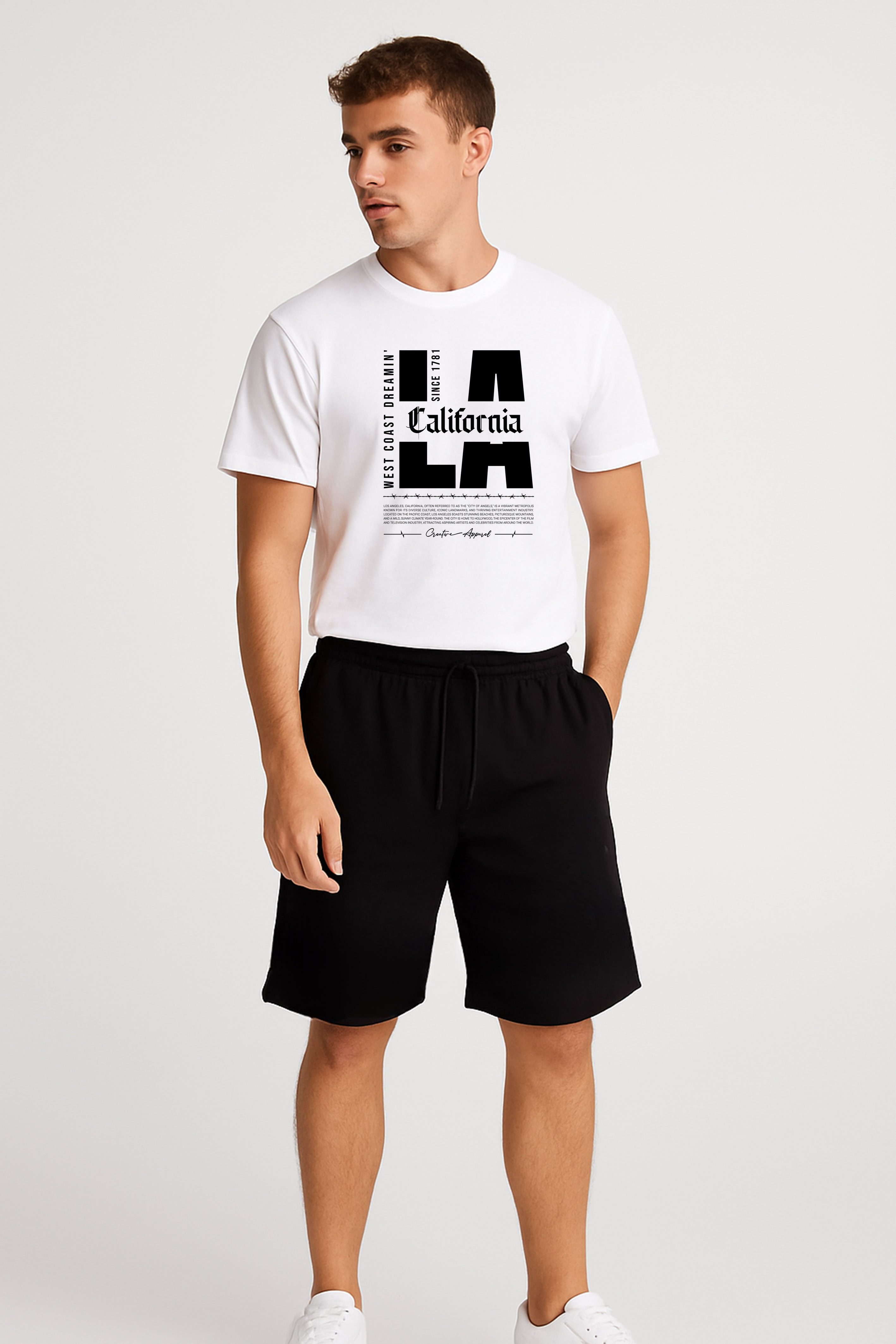 Banco T-Shirt Streetwear Herren - Los Angeles Rundhals günstig online kaufen