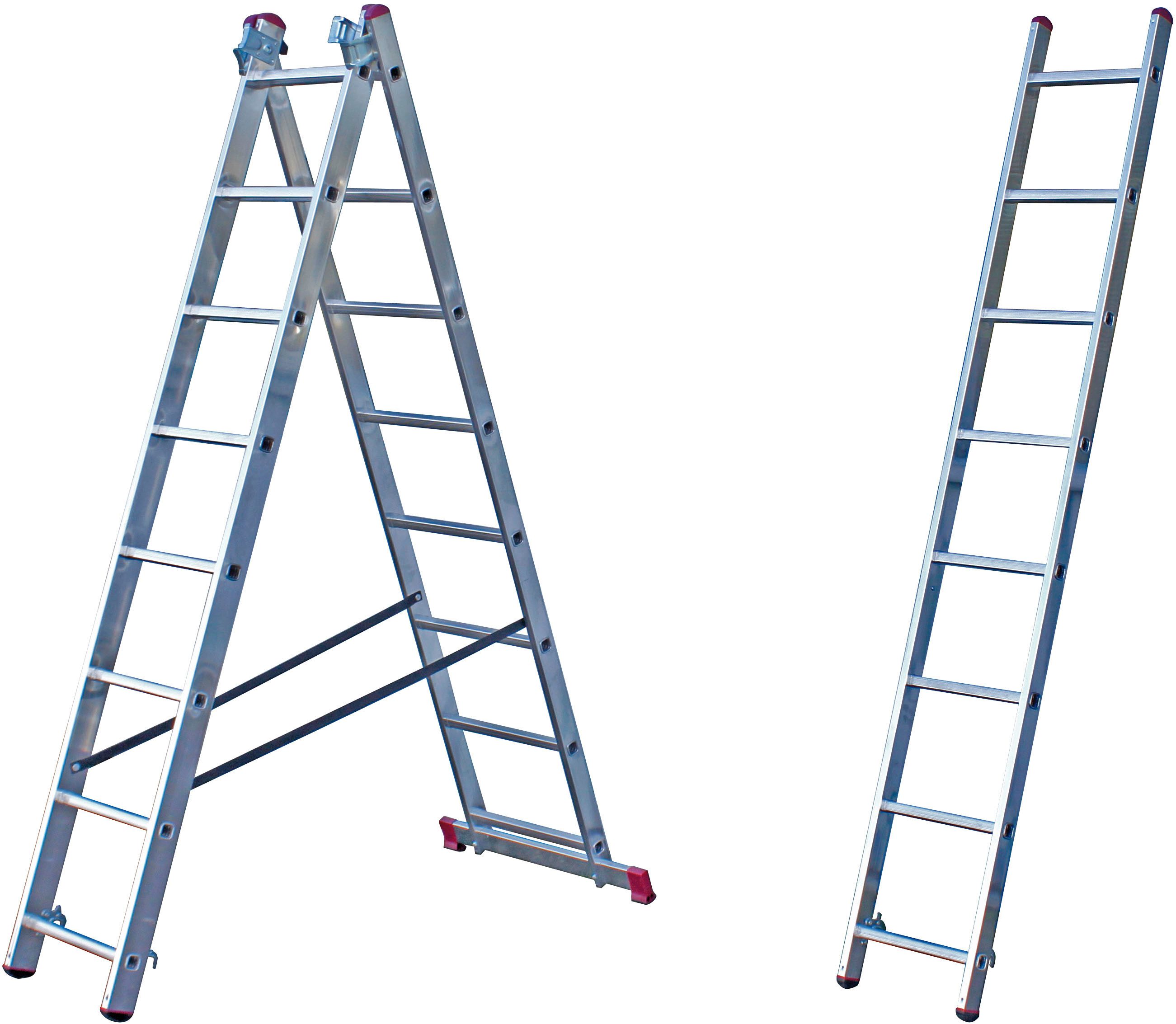 Krause Corda Vielzweck-Leiter 3 x 8 Sprossen Treppenversion günstig online kaufen