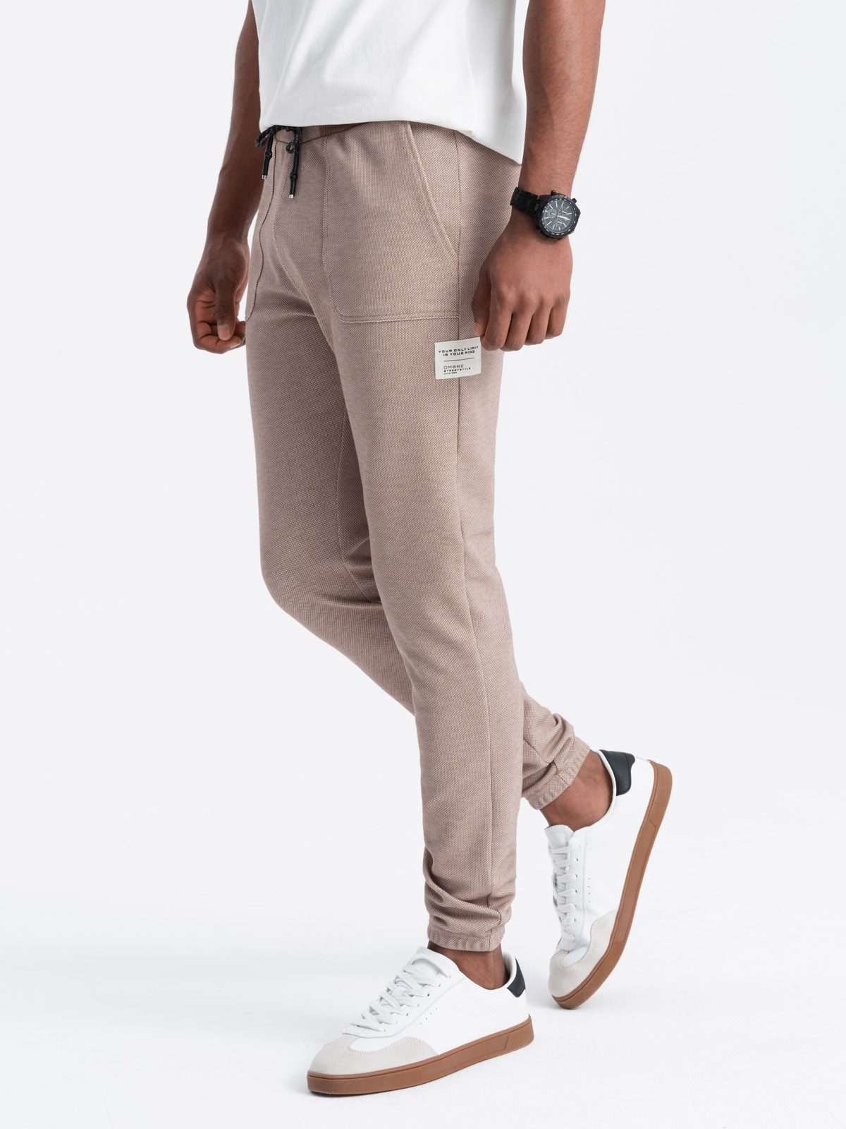 OMBRE Sweathose Strukturierte Strick- Sweathose für Herren günstig online kaufen