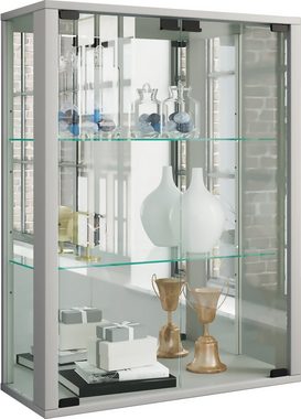 VCM Hängevitrine Wandvitrine Hängevitrine Glasvitrine Udina Spiegel (1-St)