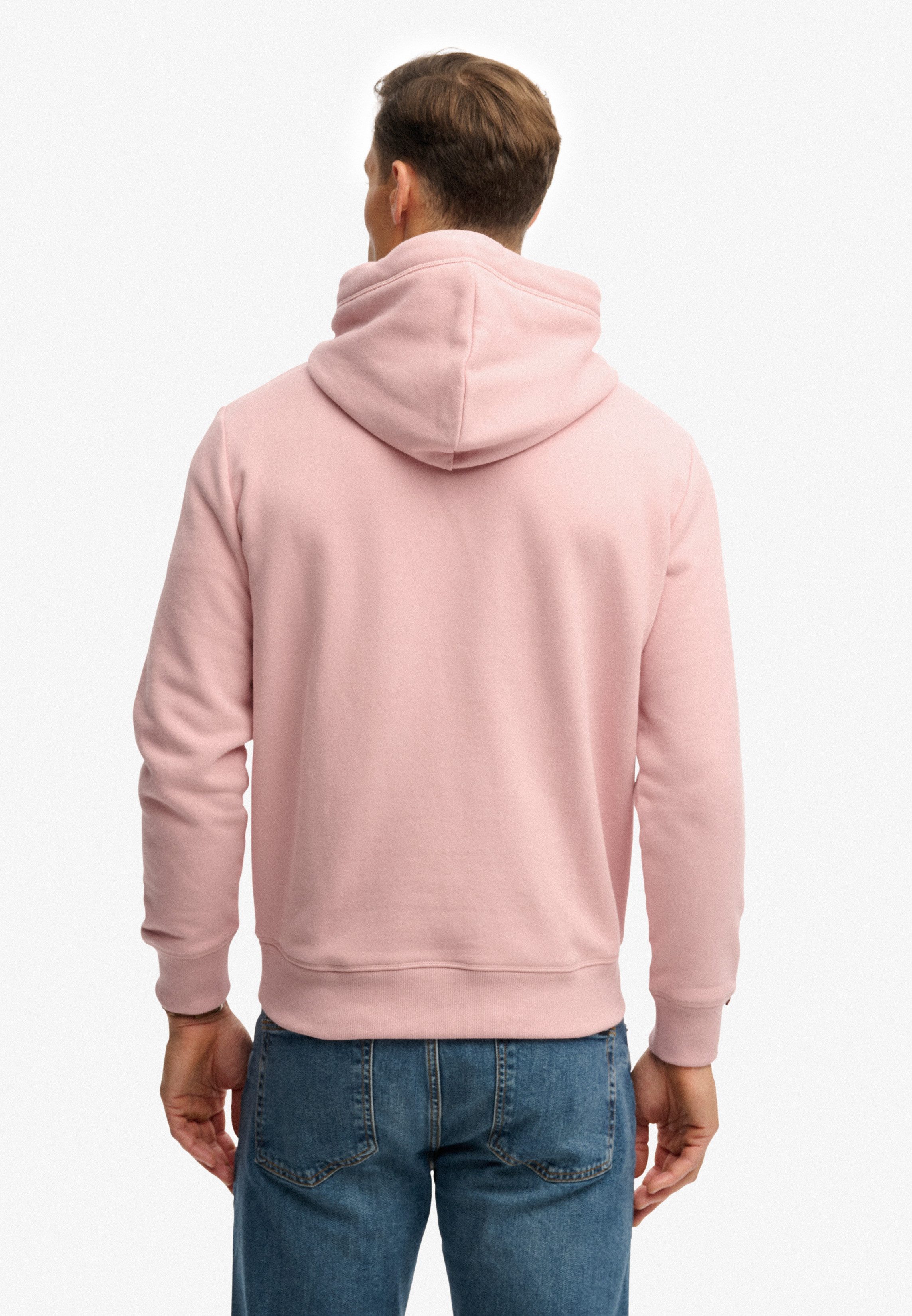 Superdry Kapuzensweatshirt Essential Logo Hoodie Hb Baumwollmischung, loose fit
