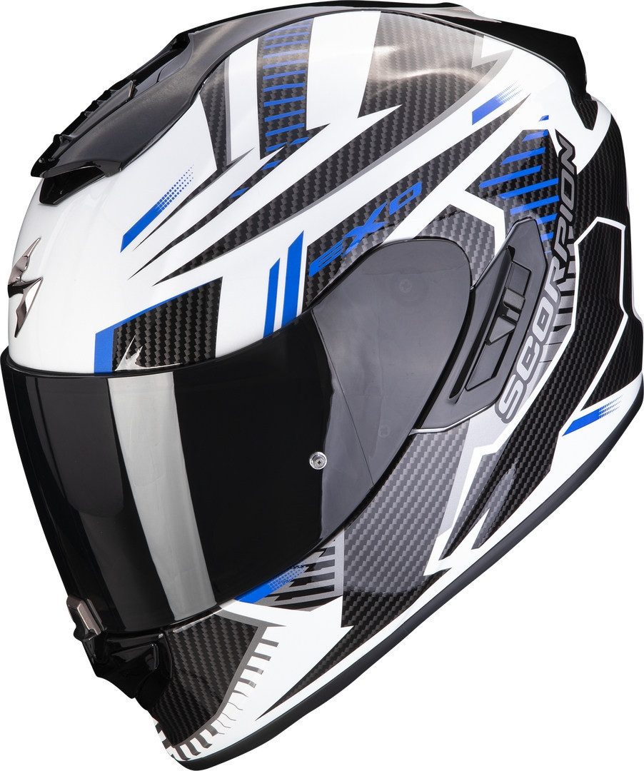 Scorpion Exo Motorradhelm EXO-1400 Evo Air Shell Helm, Notfallsystem-Polsterung (EQRS)
