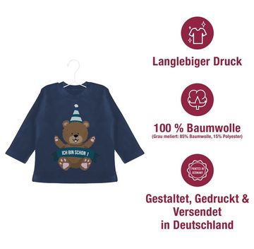 Shirtracer T-Shirt Ich bin schon eins Bär 1. Geburtstag