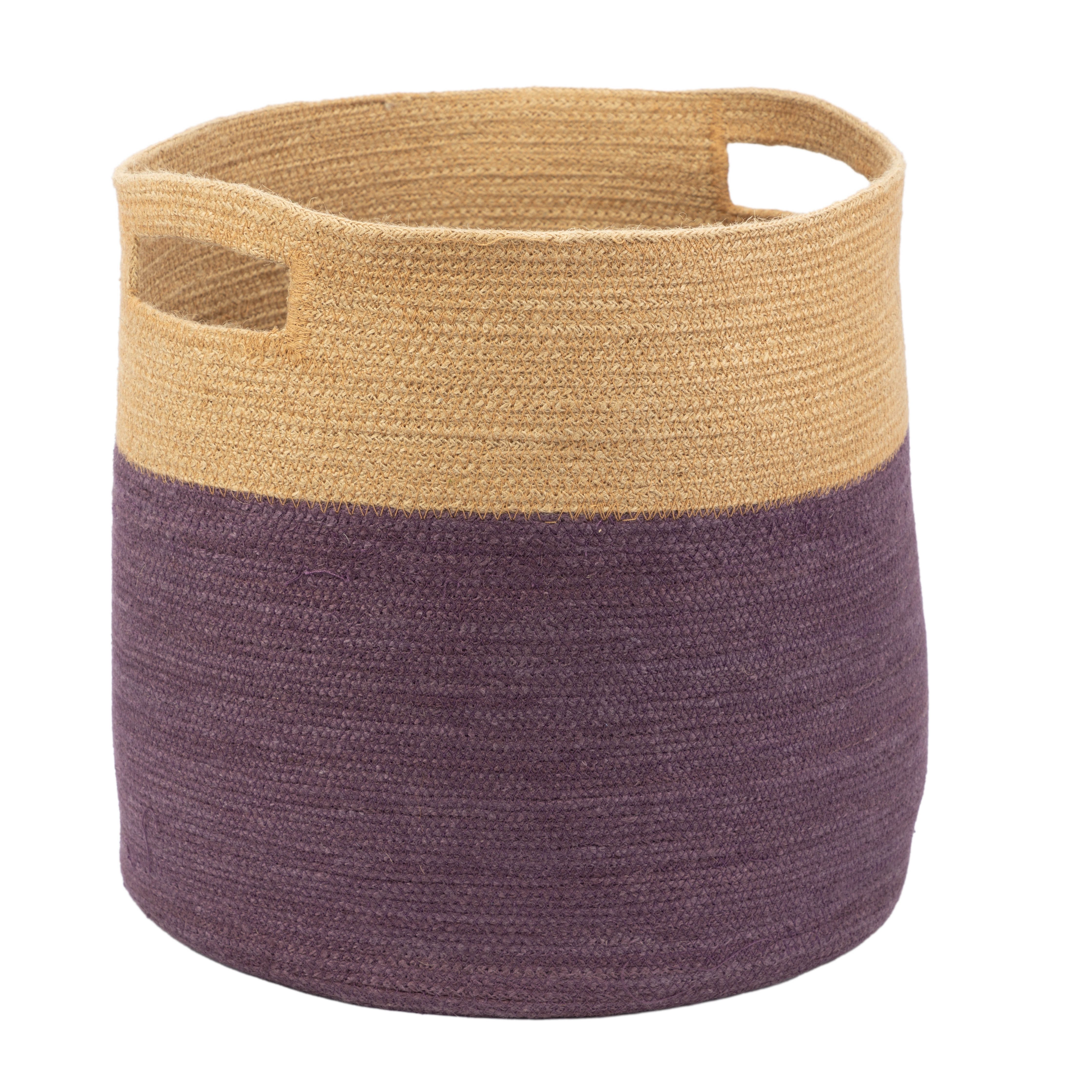 El Puente Aufbewahrungskorb Korb "Colorblock", Handmade, Handmade
