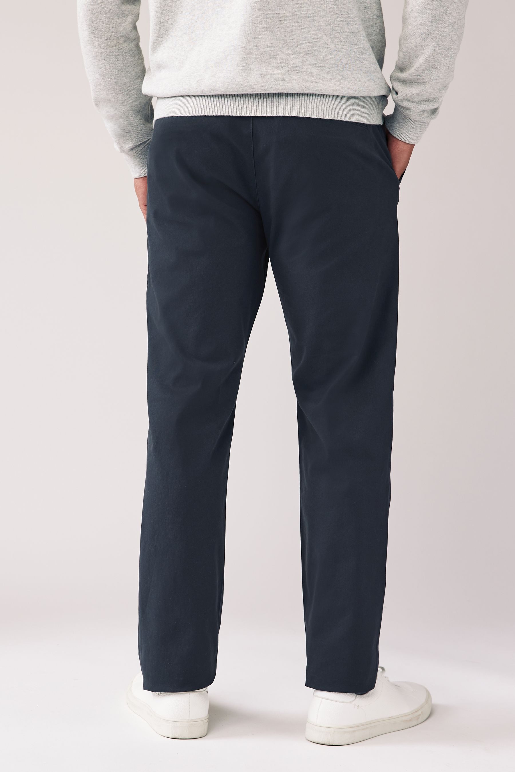 Next Chinohose Straight Fit Chinohose mit Stretch im 2er-Pack (2-tlg)