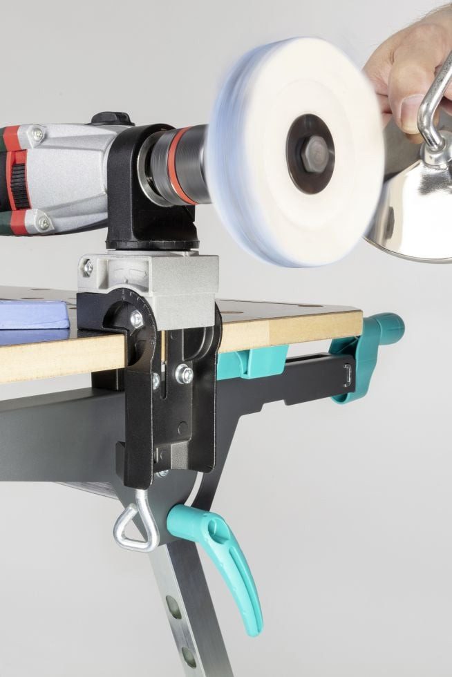 Wolfcraft Schleifaufsatz Wolfcraft Kombihalter für Bohrmaschine