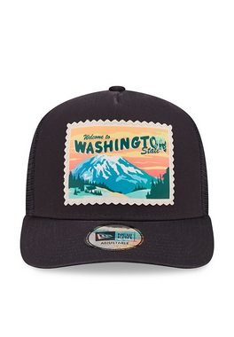 New Era Trucker Cap New Era Postcard Trucker Adjustable Cap WASHINGTON Dunkelblau