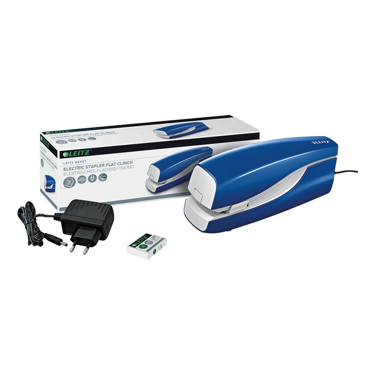 LEITZ Heftgerät 5533 NeXXt, Elektrotacker mit Netzbetrieb, kontaktlos