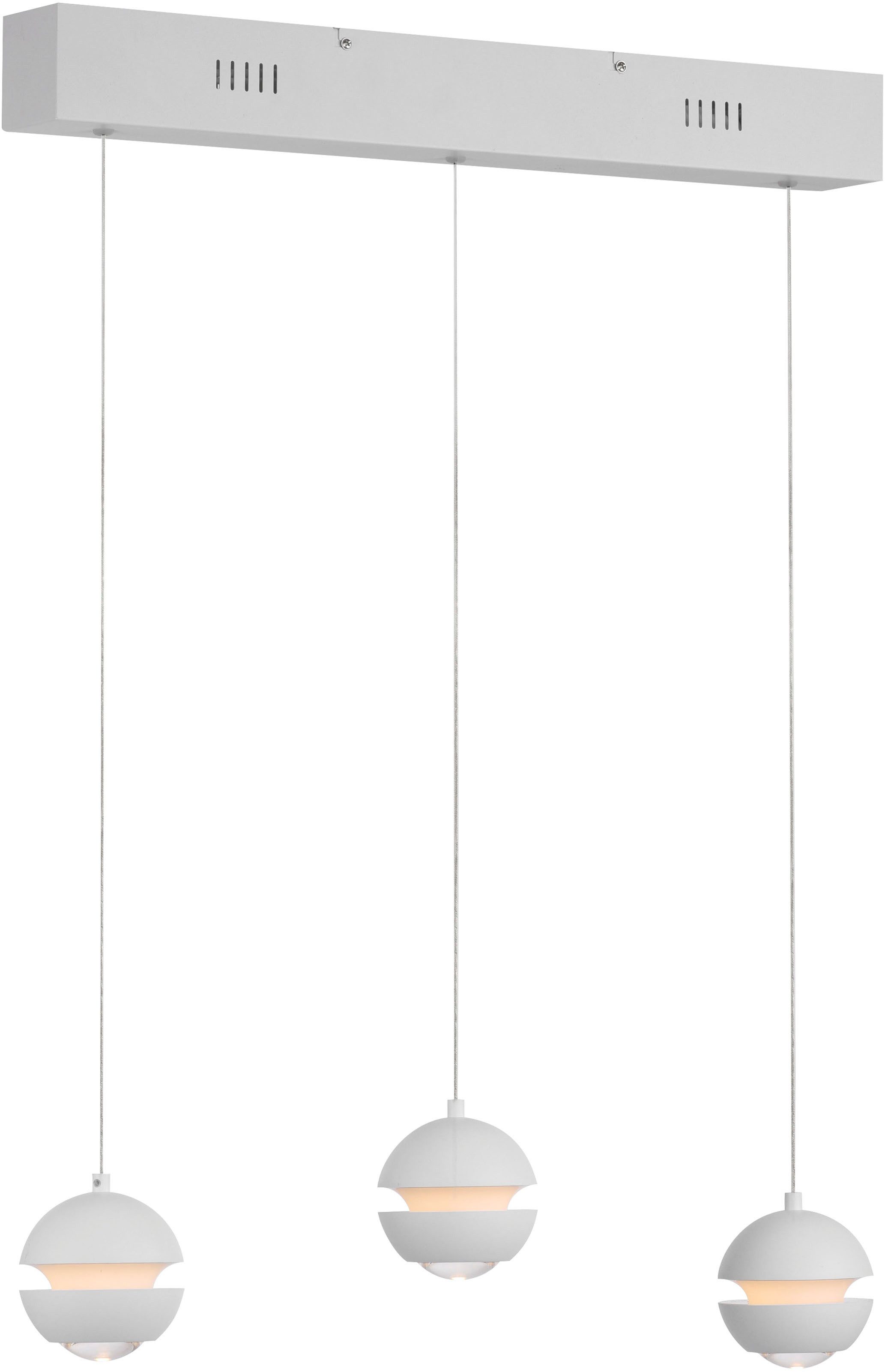 SCHÖNER WOHNEN-Kollektion LED Pendelleuchte LINI, Dimmfunktion, LED fest integriert, Warmweiß, SCHÖNER WOHNEN Kollektion, 3-Stufen Dimmer, Comfort-Lift