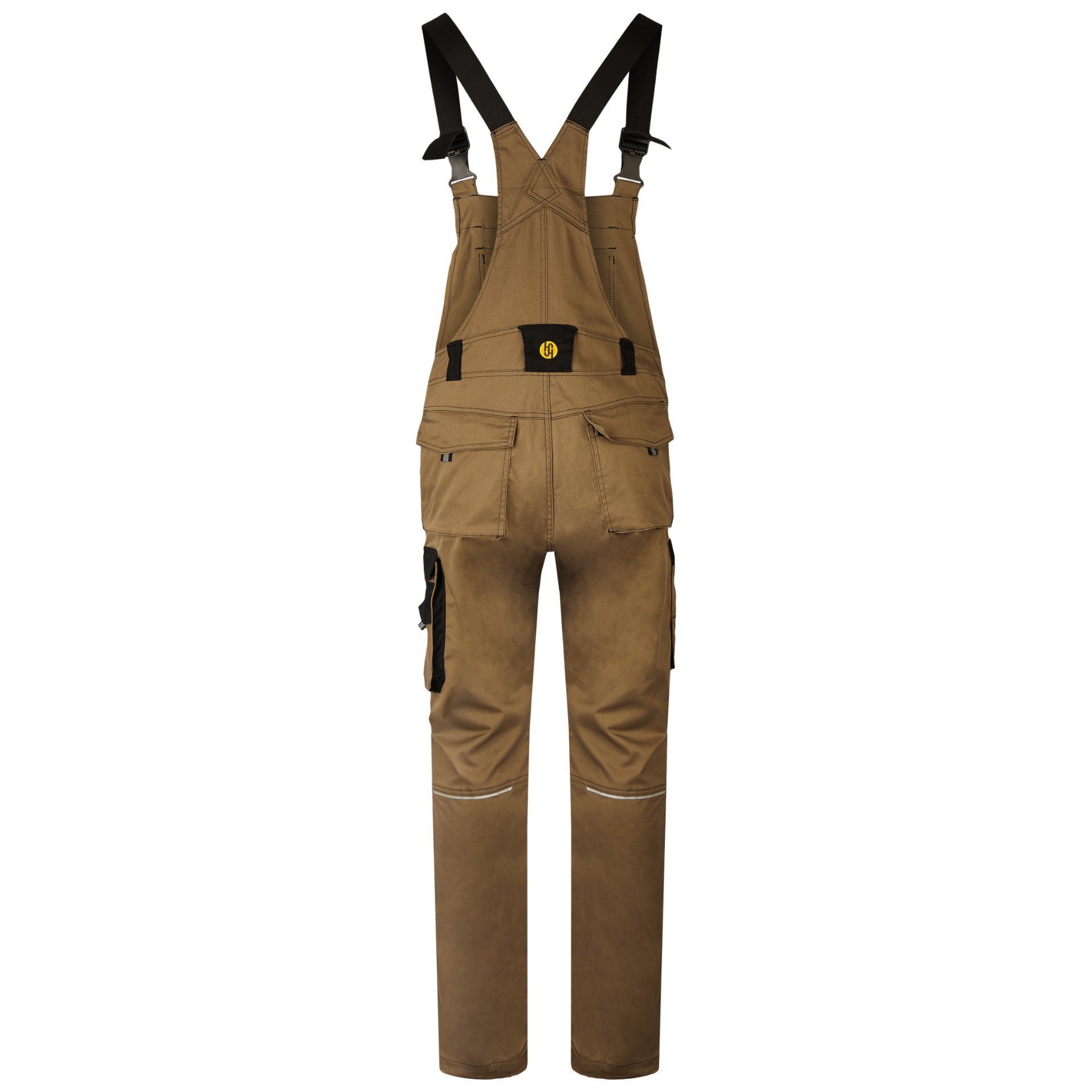 Hans Schäfer Workwear Arbeitslatzhose Professional Latzhose - Sand - Gr: 27 – Bild 4 von 5