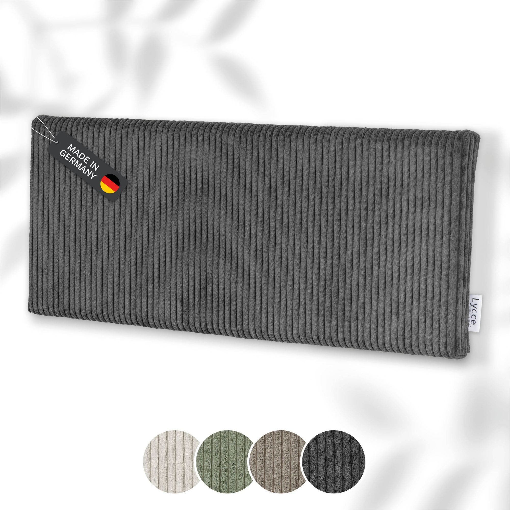 Lycce Kopfstütze Wandkissen Cord - Wandpolster Kopfteil Betten & Rückenkiss günstig online kaufen