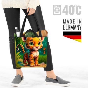 VOID Henkeltasche (1-tlg), Zeichentrick Tiger Baby Kind Dschungel Kind Safari tiger katze plüsch