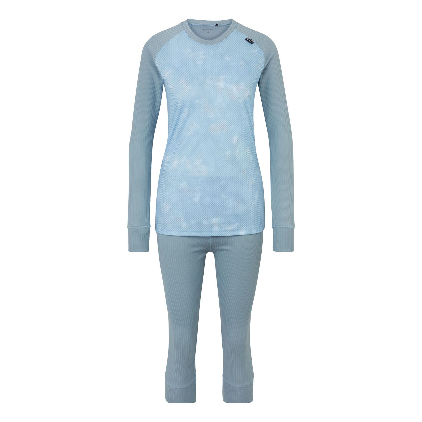 Ziener Funktionsunterhemd Skiunterwäsche-Set Jesina Lady (1-St., Oberteil mit langen Armen, wadenlange Hose) mit Flatlocknähten