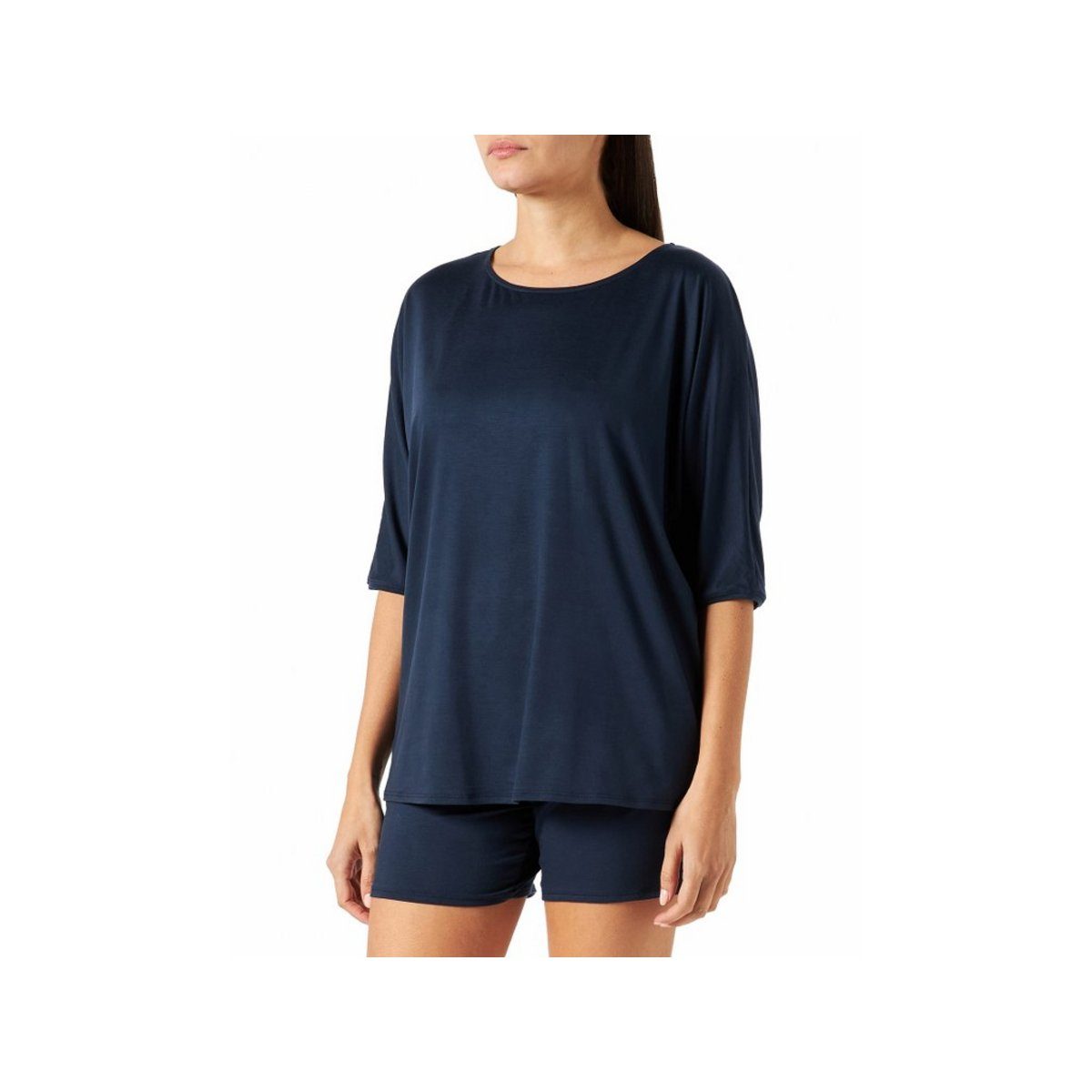 Schiesser Shorts dunkel-blau regular (1-tlg) nachtblau | Nachthemden