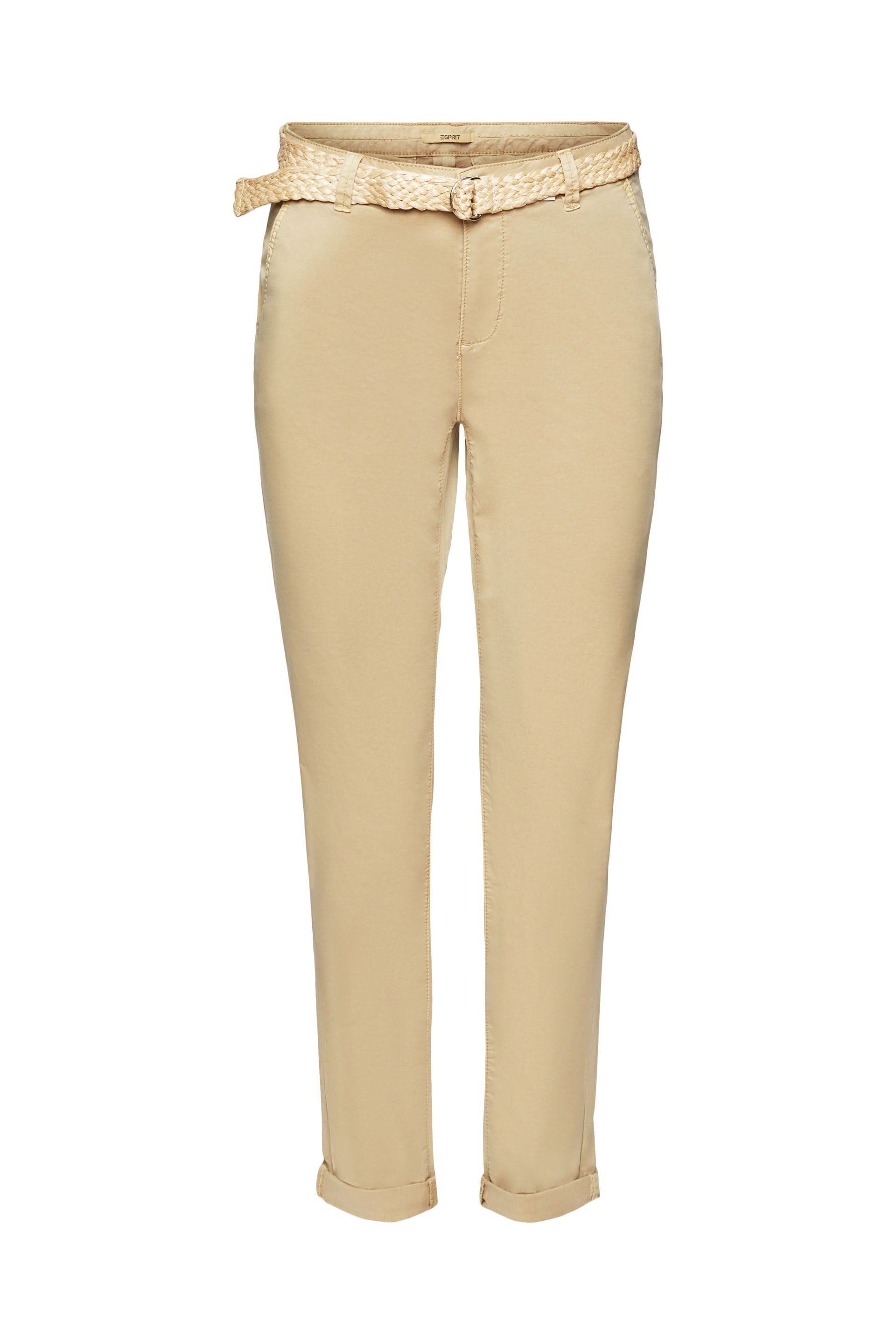 Esprit Chinos Cropped Chino