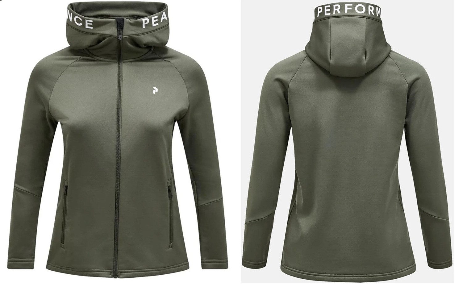 Peak Performance Outdoorjacke Peak Performance Rider Zip Hood Damen Midlayer Kapuzenjacke