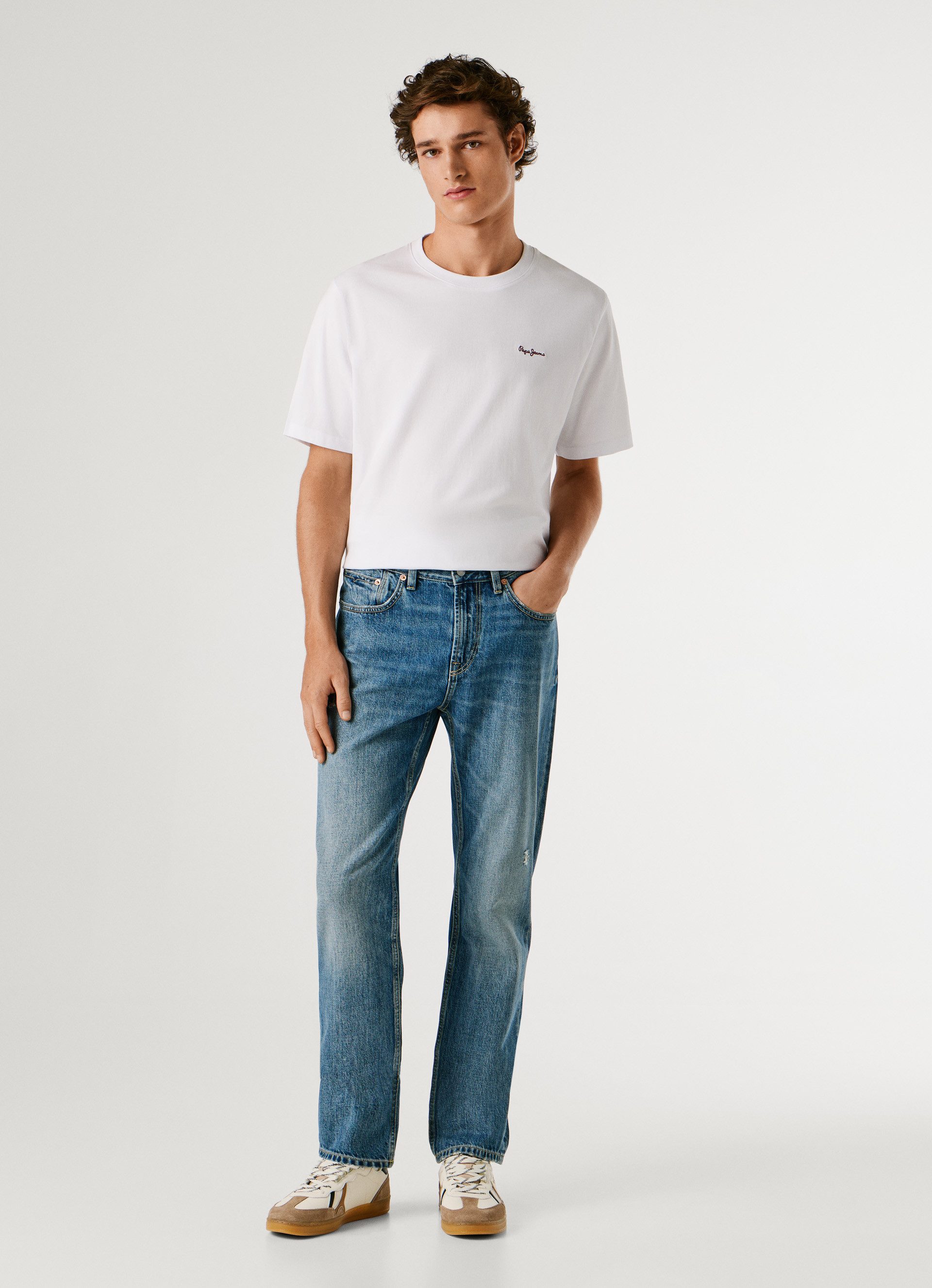Pepe Jeans 5-Pocket-Jeans BYRON FS MIDNIGHT FADE Regular Waist – Bild 4 von 5