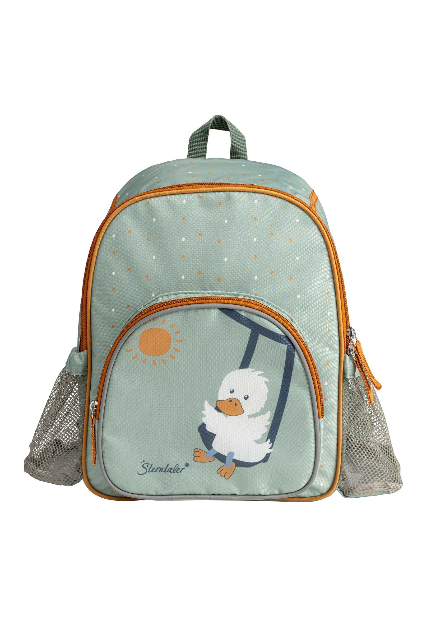 Sterntaler® Kinderrucksack Kindergarten Set ENTE Edda (Ente Edda, 1-tlg., Set bestehend aus Kinderrucksack, Brotdose und Trinkflasche)