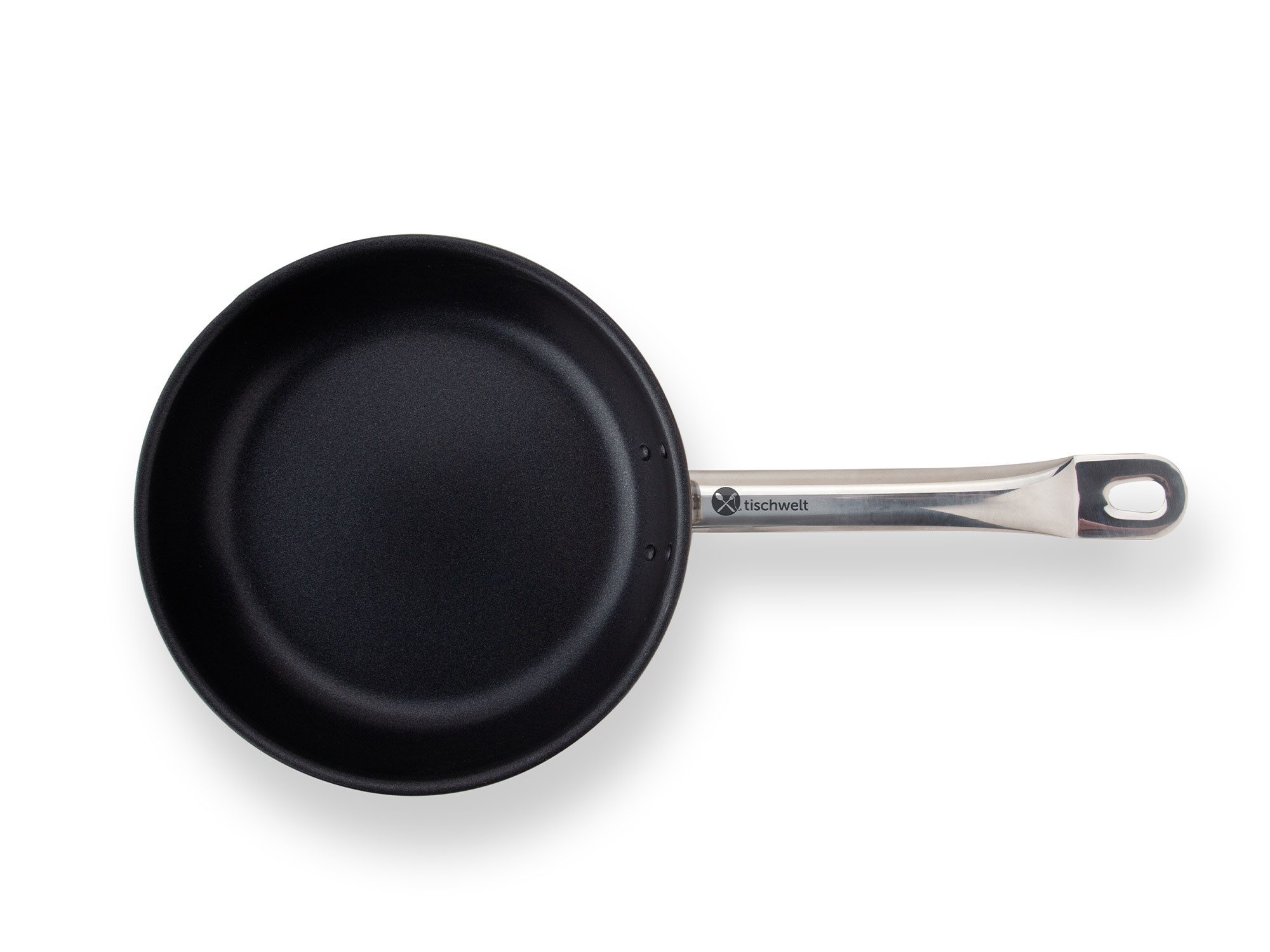 tischwelt Geschirr-Set Bratpfanne 20 cm Cook Love, Aluminium, Edelstahl 18-10