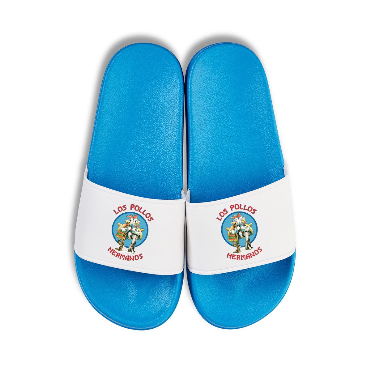 Youth Designz Hermanos Unisex Badelatschen Flip Flops Badeschuh mit lustigen Logo für Herren & Damen