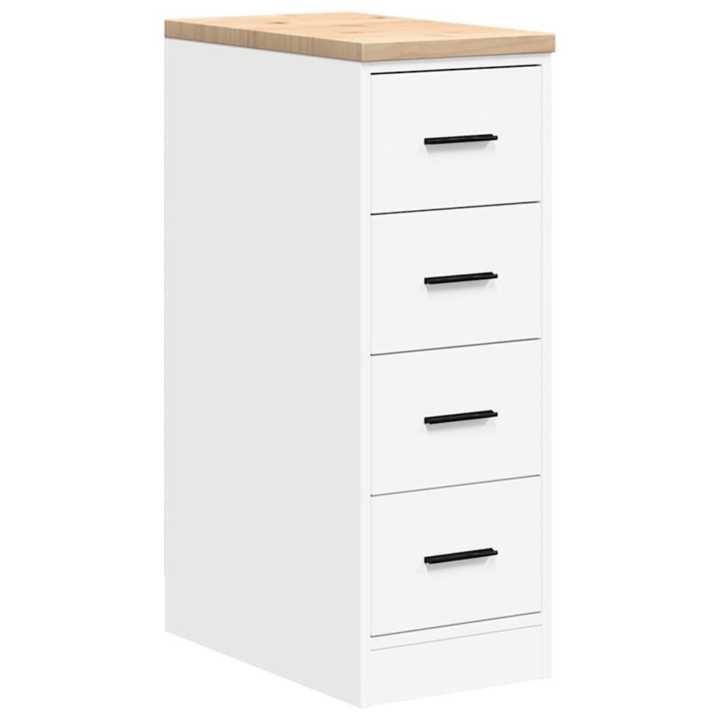 vidaXL Schrankmodule Garagen-Aufbewahrungsschrank Weiß 30x51x85 cm günstig online kaufen