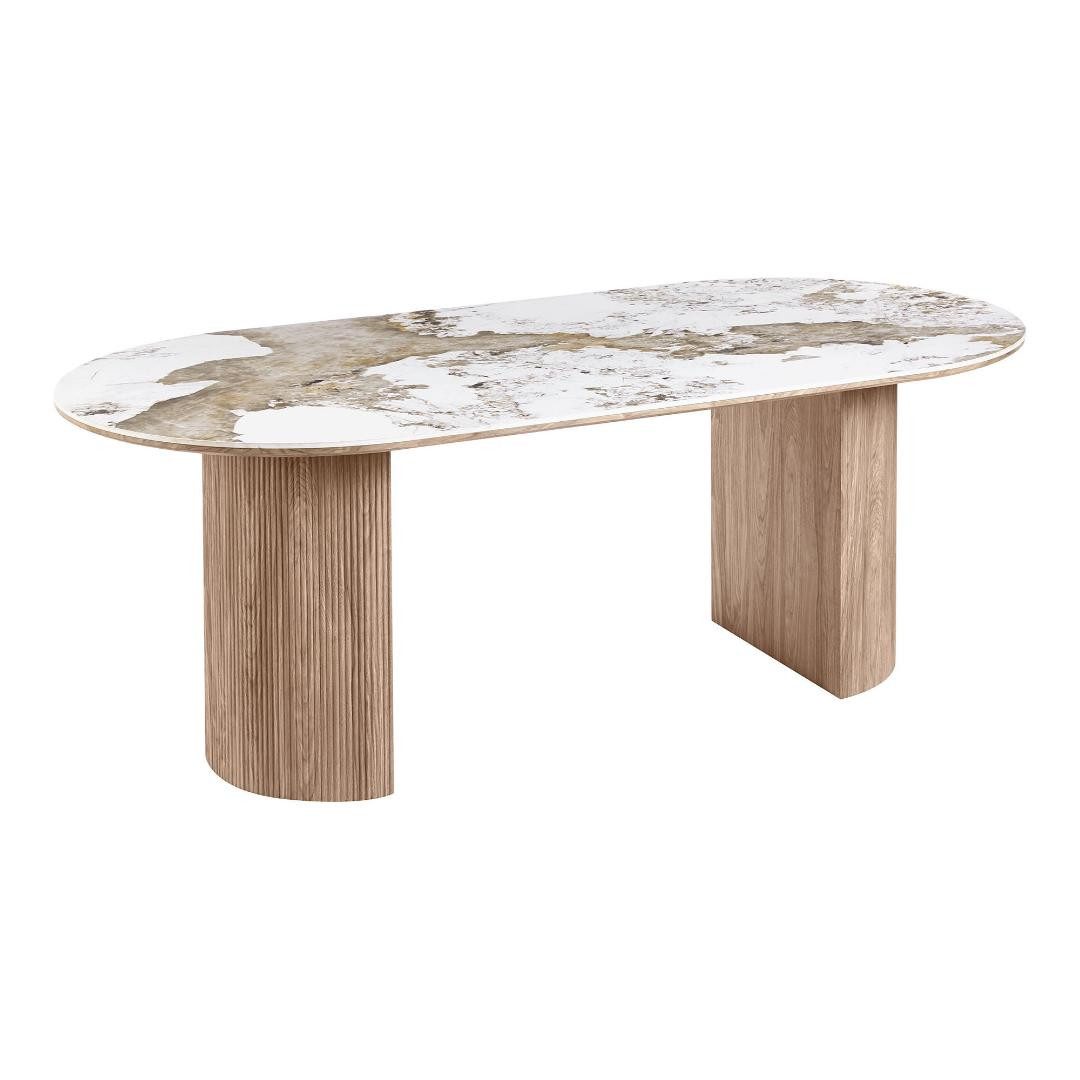 ebuy24 Esstisch Minamata Esstisch 100x210cm, Keramik-Tischplatte w (1-St)