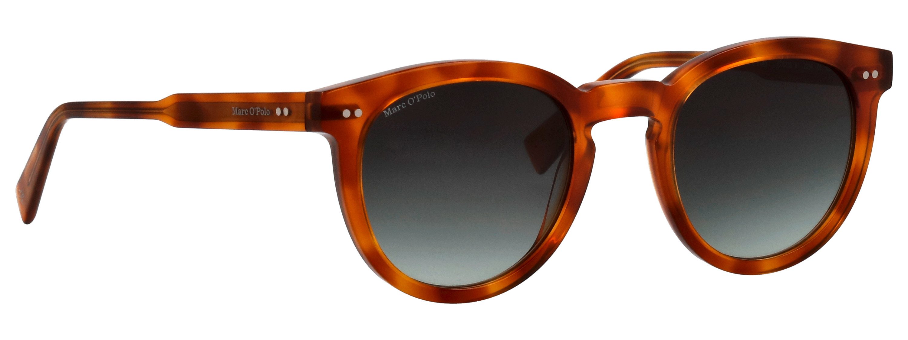 Marc O'Polo Sonnenbrille Modell 506238 Form Panto, Logoschriftzug auf Bügel, Kunststofffassung