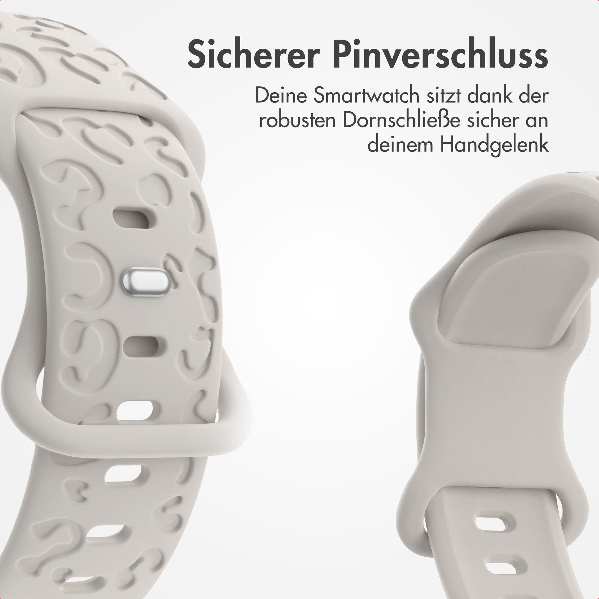 imoshion Smartwatch-Armband imoshion Silikonarmband Leopardenmuster für Apple Watch, 38/40/41/42 – Bild 5 von 5