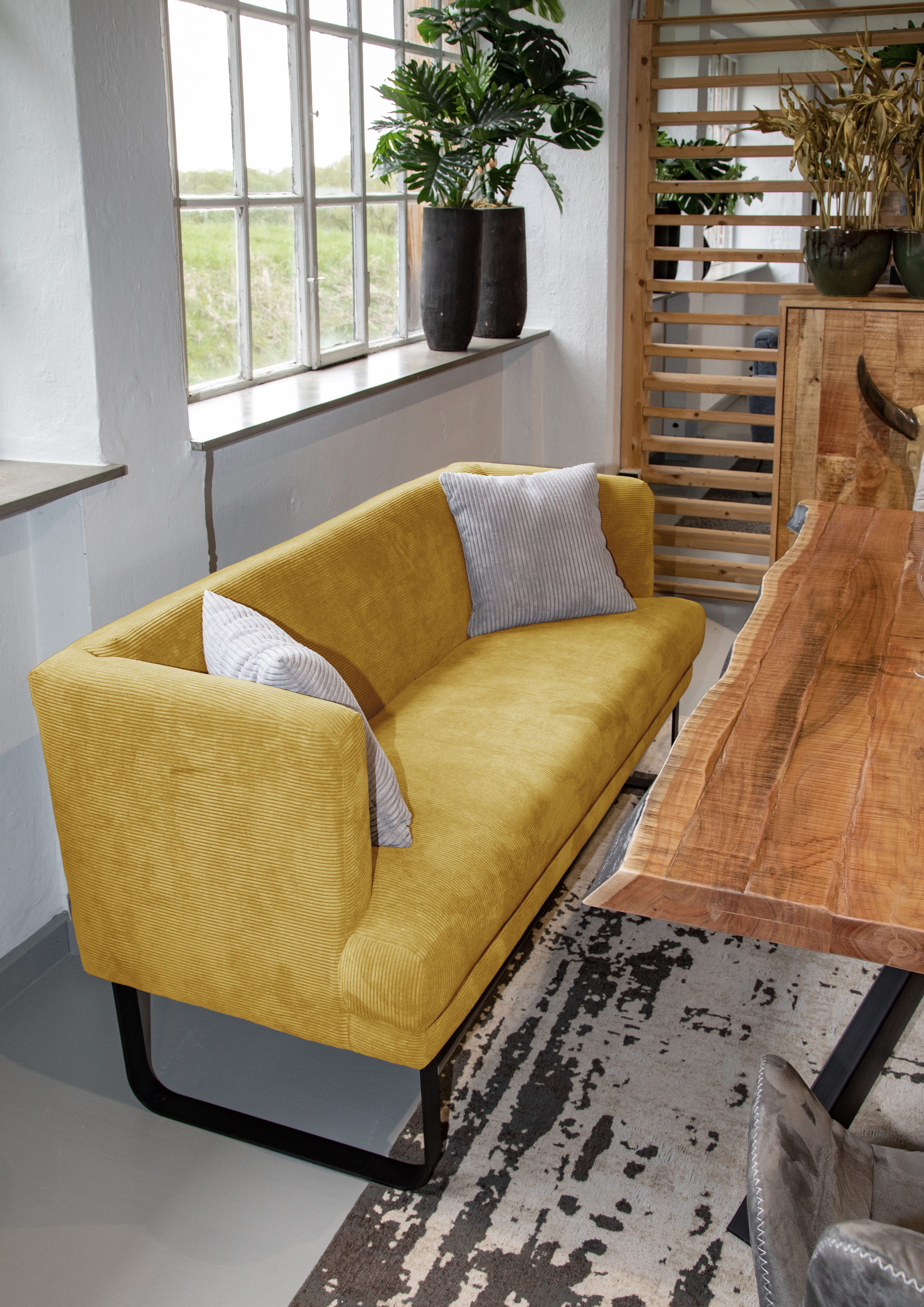 Gutmann Factory Küchensofa, Breite 170 cm, Metallfüße