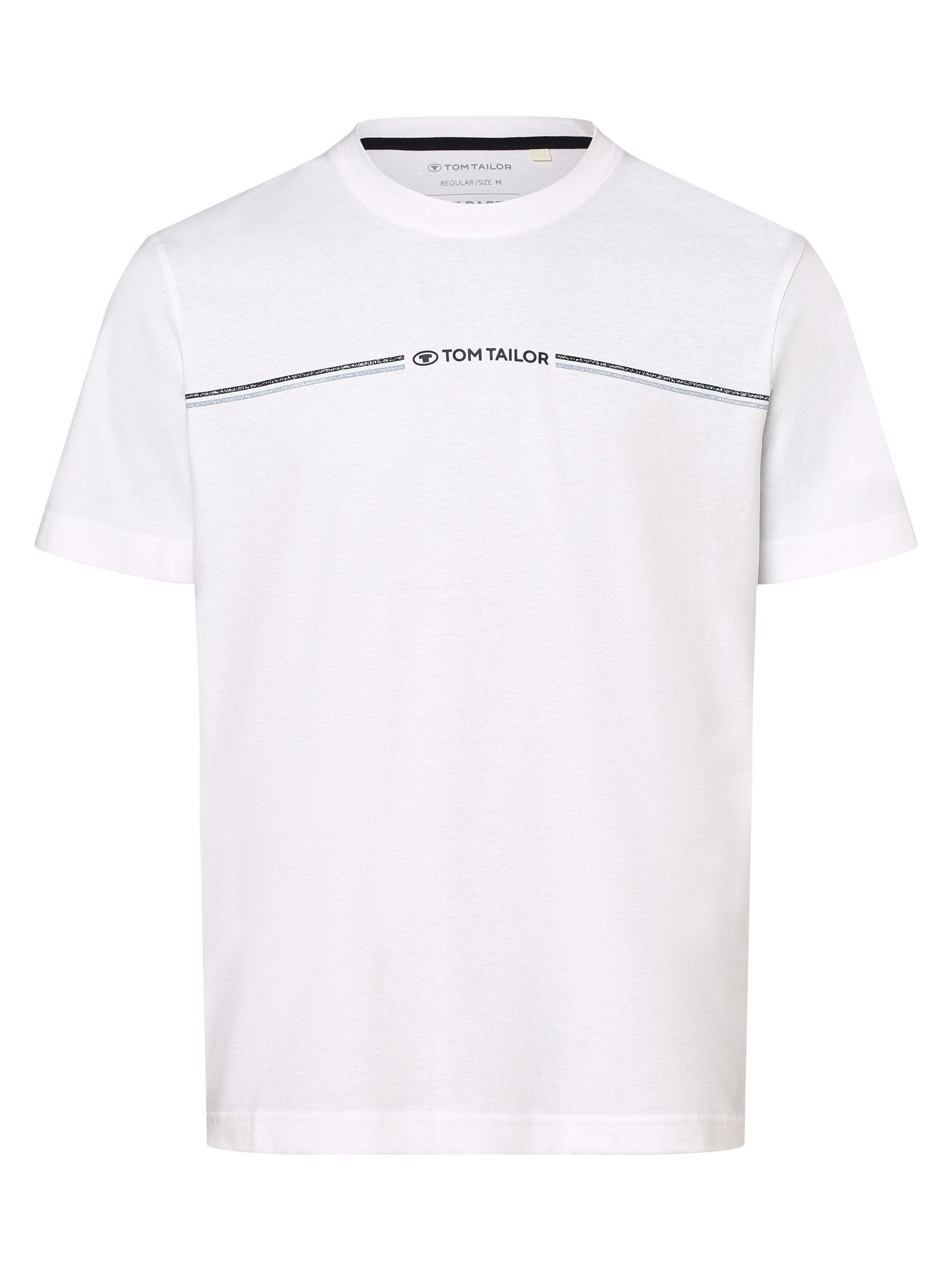 Tom Tailor Herren T-Shirt PRINTED CREWNECK - Regular Fit günstig online kaufen