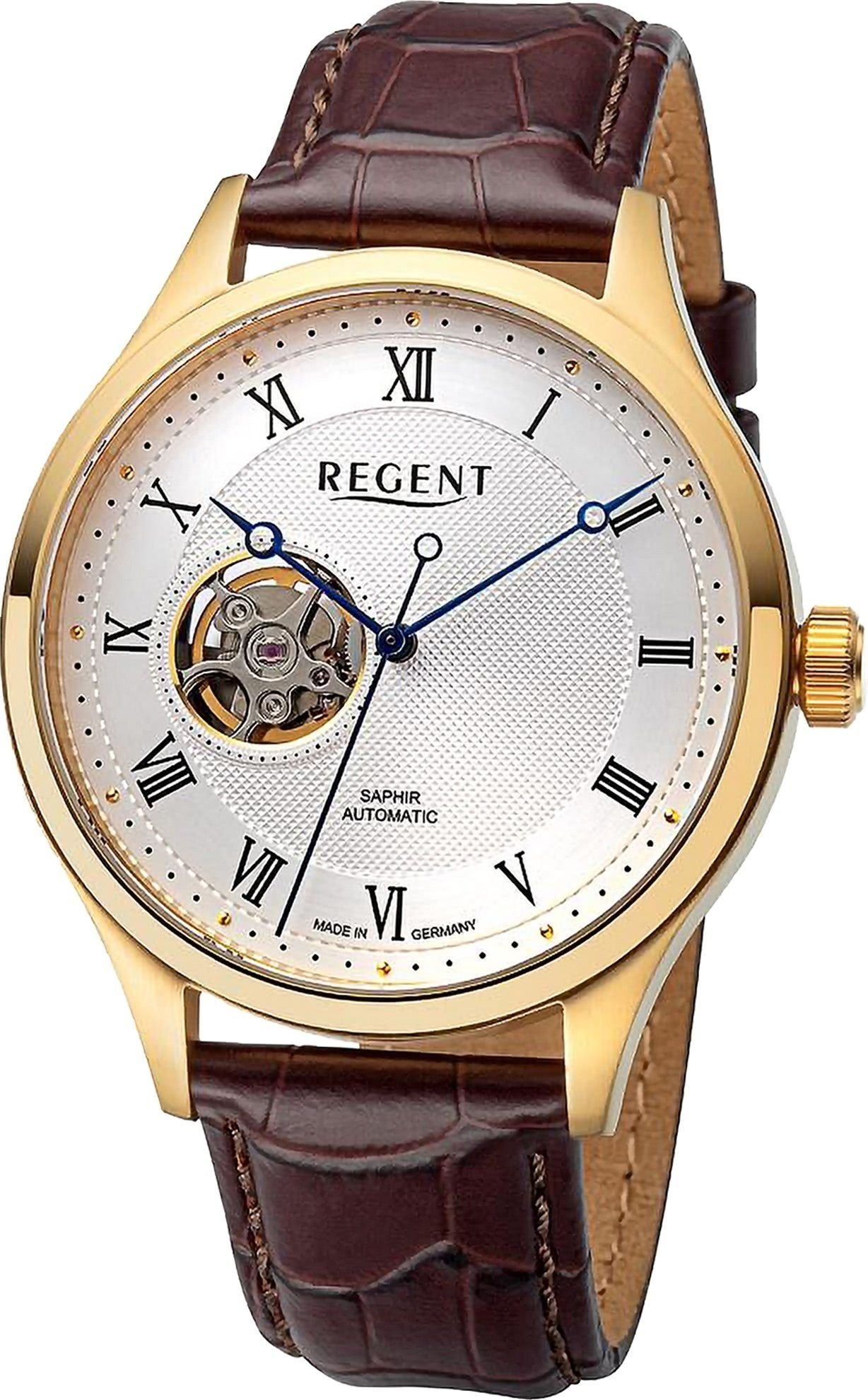 Automatikuhr Regent Herren Armbanduhr Analog