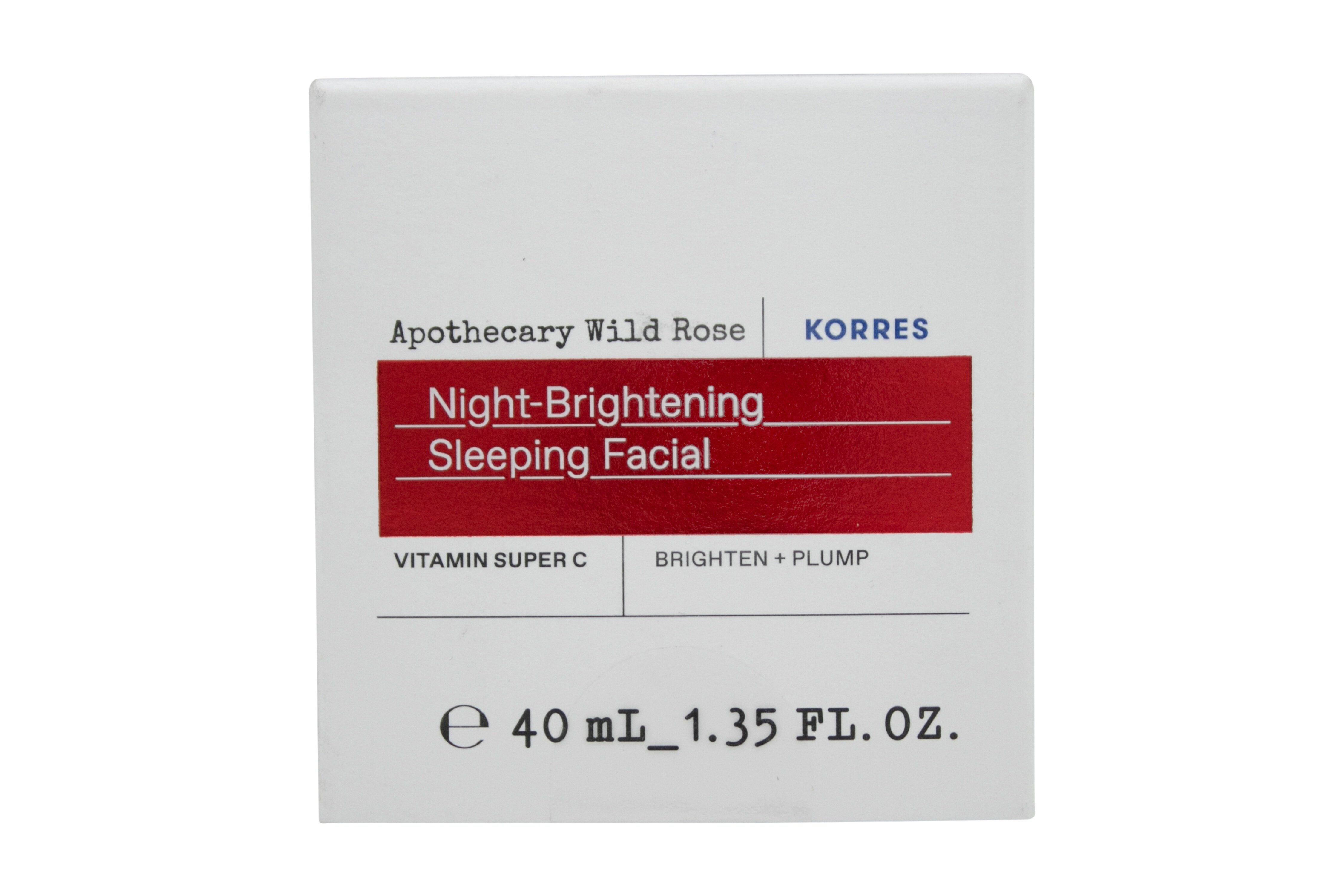 Korres Nachtcreme KORRES Apothecary Wild Rose Night-Brightening Sleeping Facial