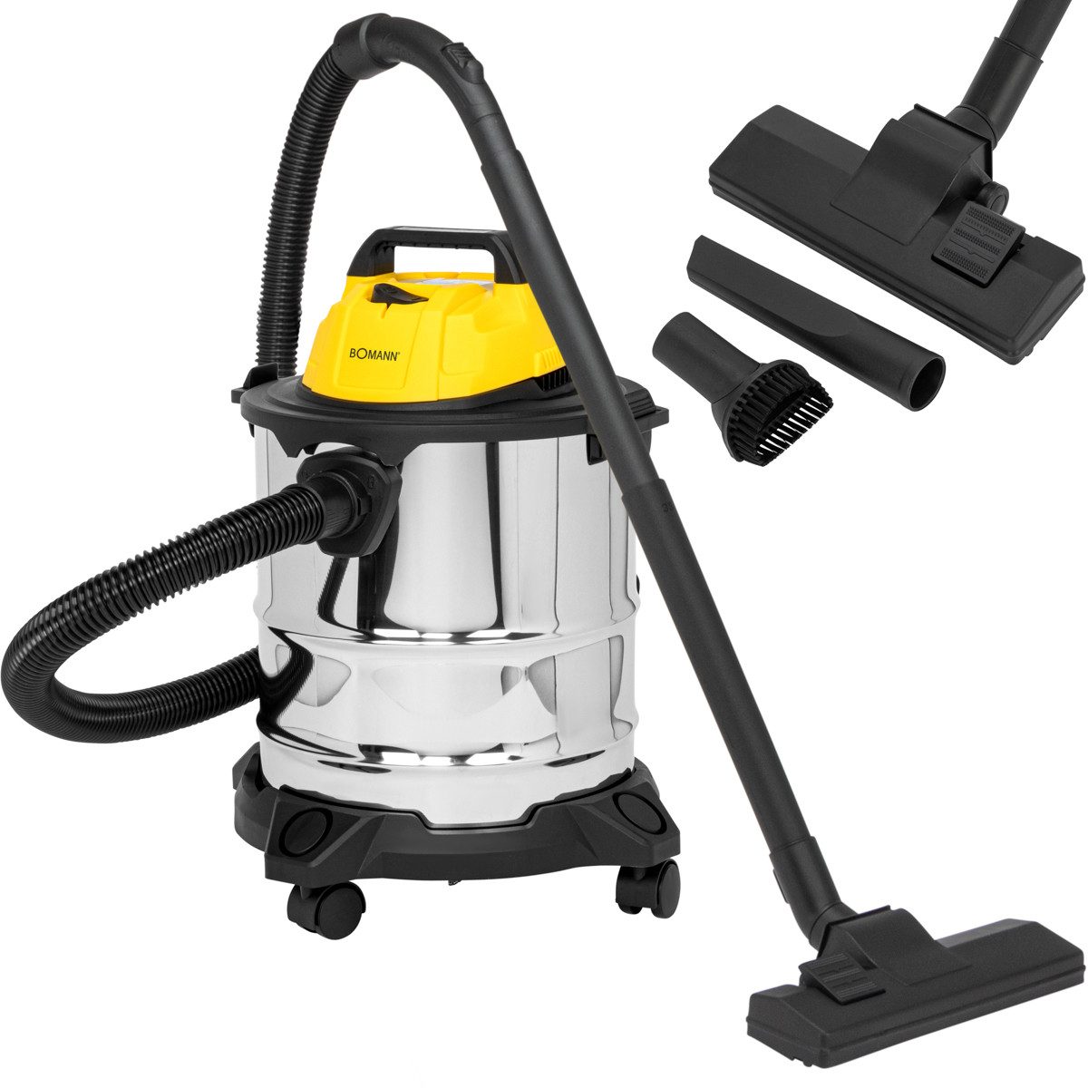 BOMANN Nass-Trocken-Sauger BS 6058 CB, Nass Trockensauger, Gebläsefunktion, 1200W