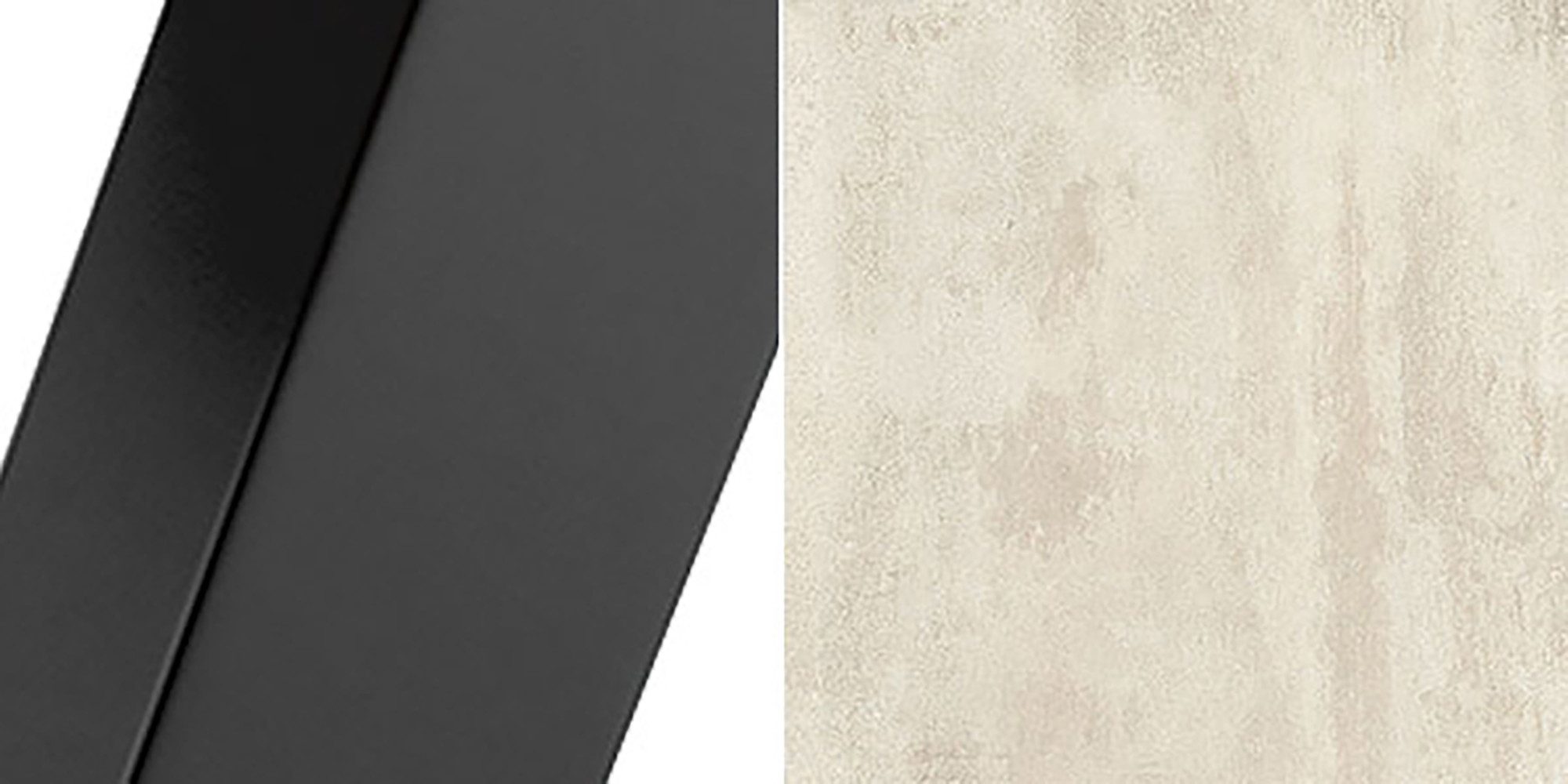 Feldmann-Wohnen Esstisch Edder (mit 2 Erweiterungsstücken und Metallgestell günstig online kaufen