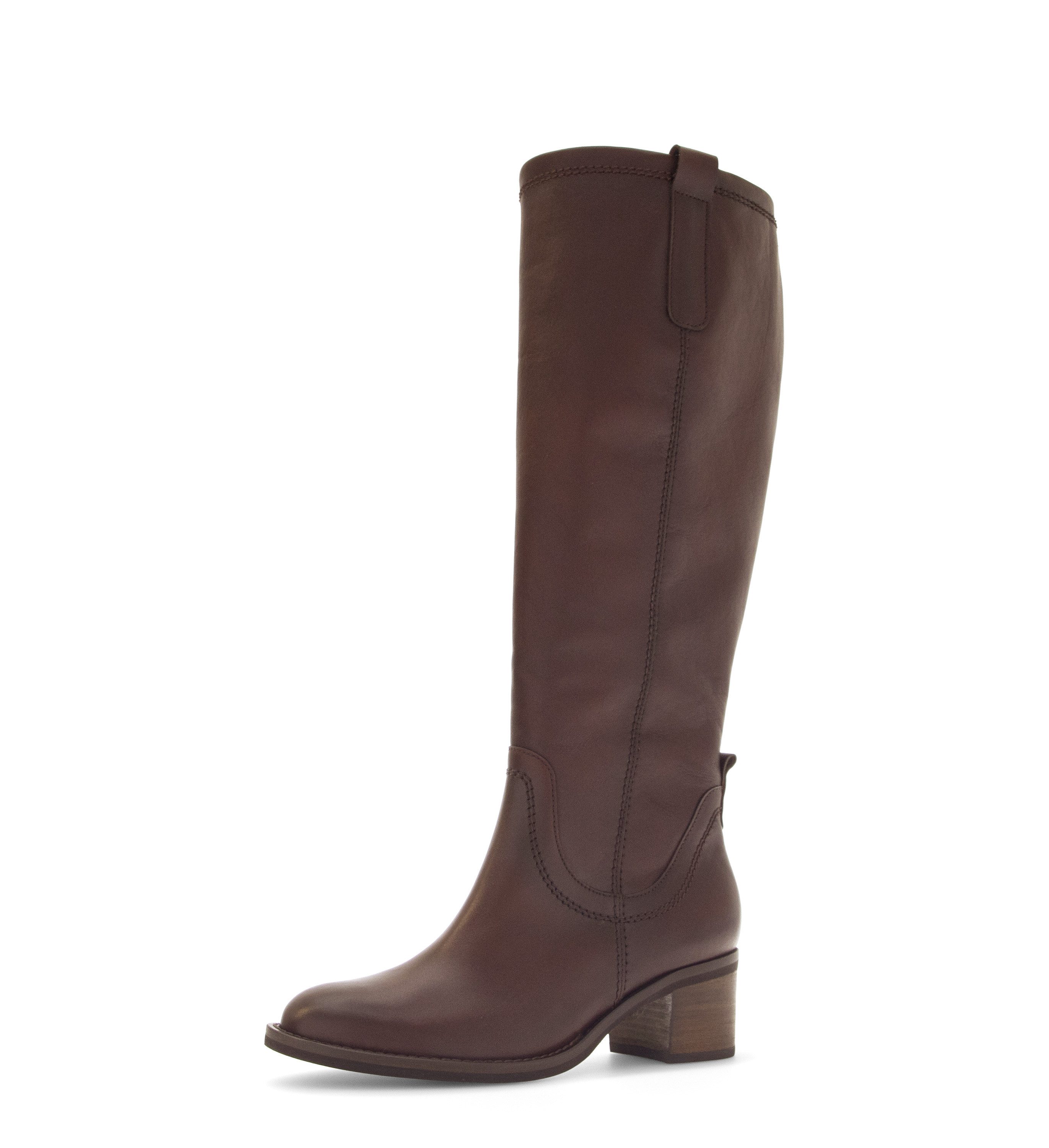 Gabor Stiefel Blockabsatz, Langschaftstiefel in Schuhweite G (weit)