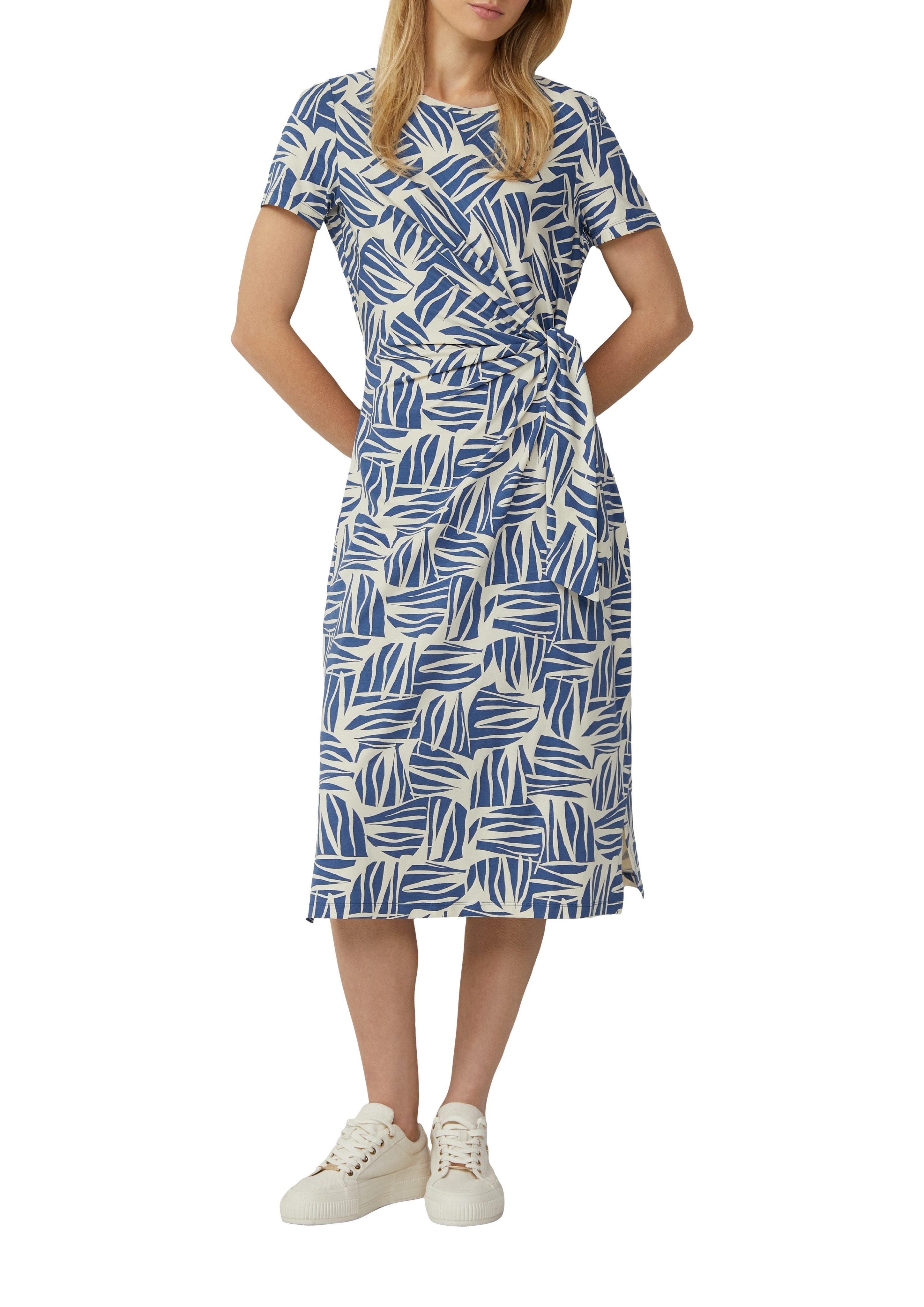 s.Oliver Jerseykleid mit Knoten-Detail günstig online kaufen