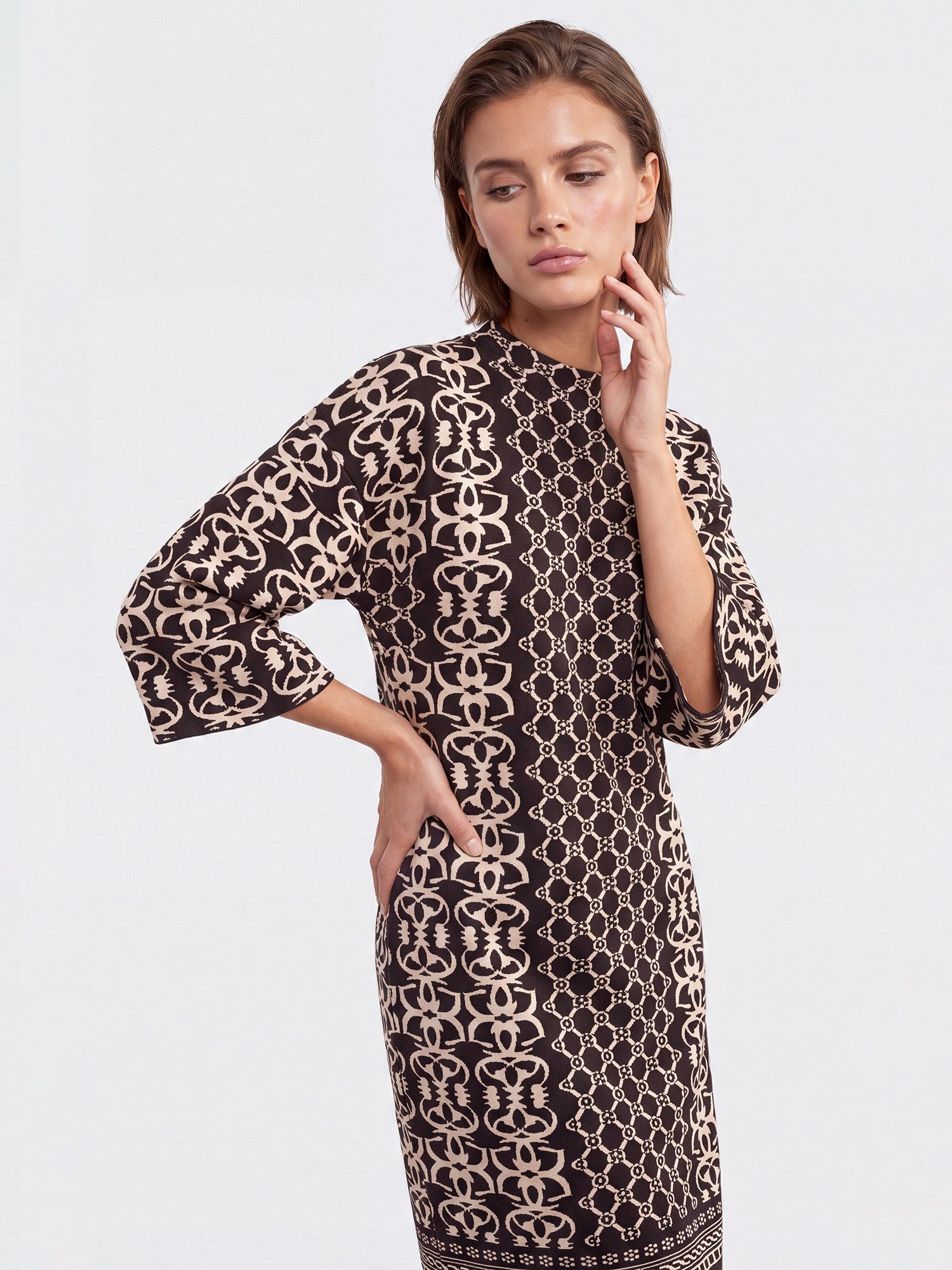 Apart Strickkleid mit Kaschmir
